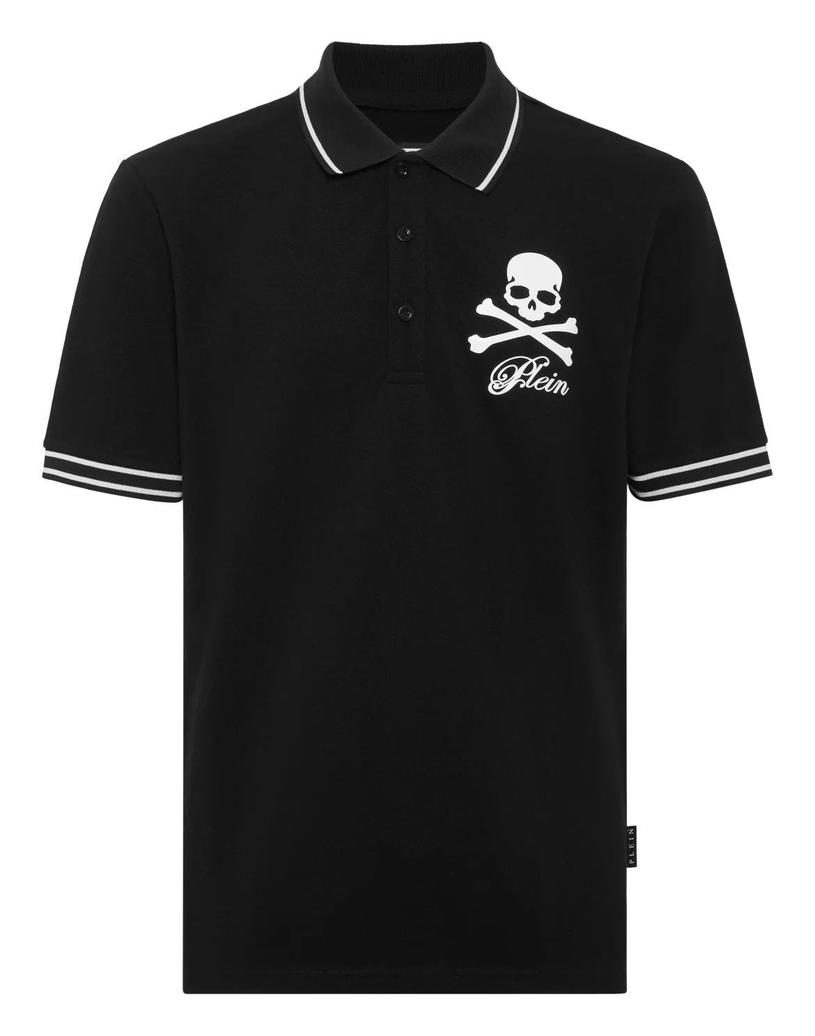 Piquet Polo Shirt Skull & Bones, цвет: Черный