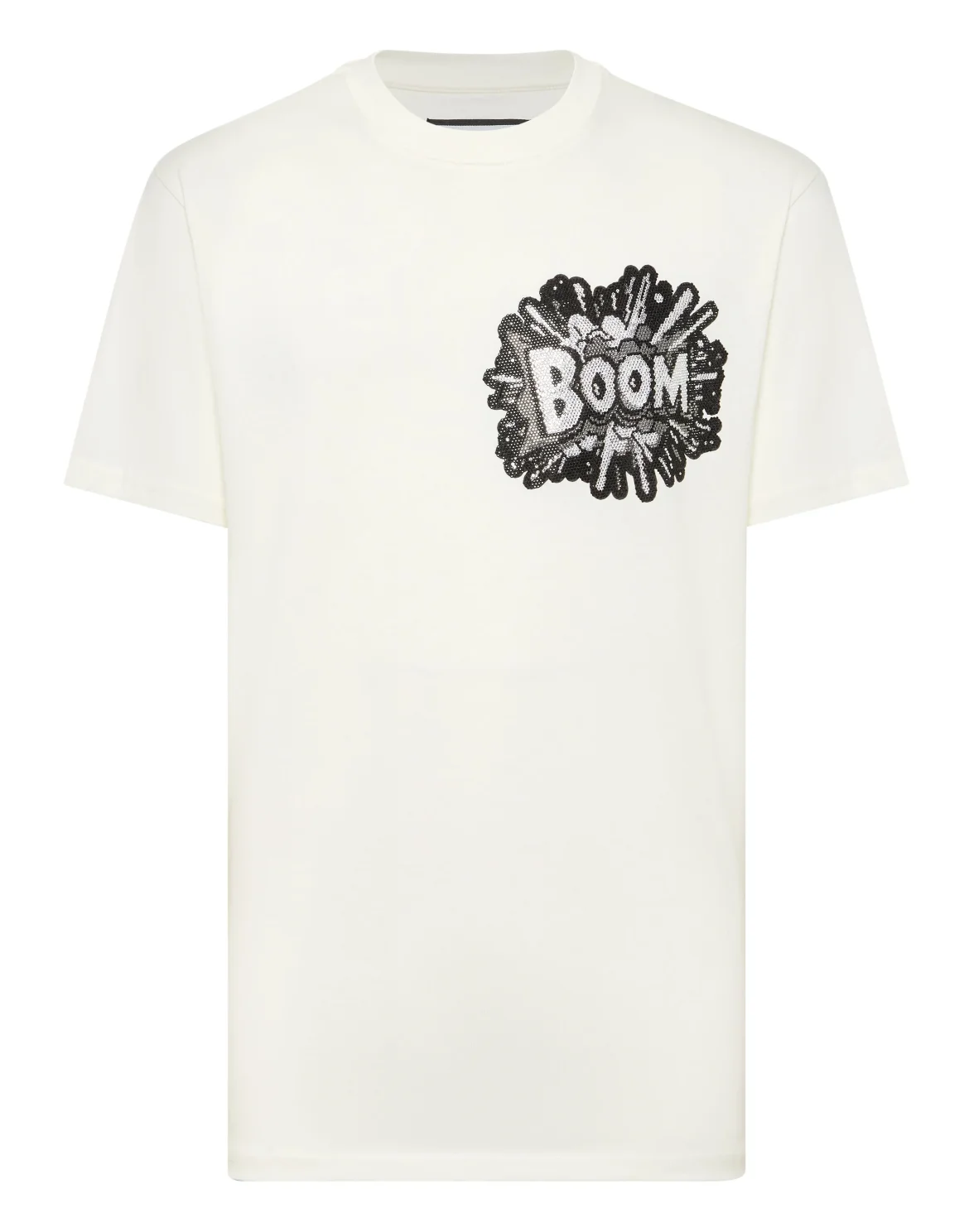 Round Neck T-Shirt Boom Stones, цвет: Бежевый