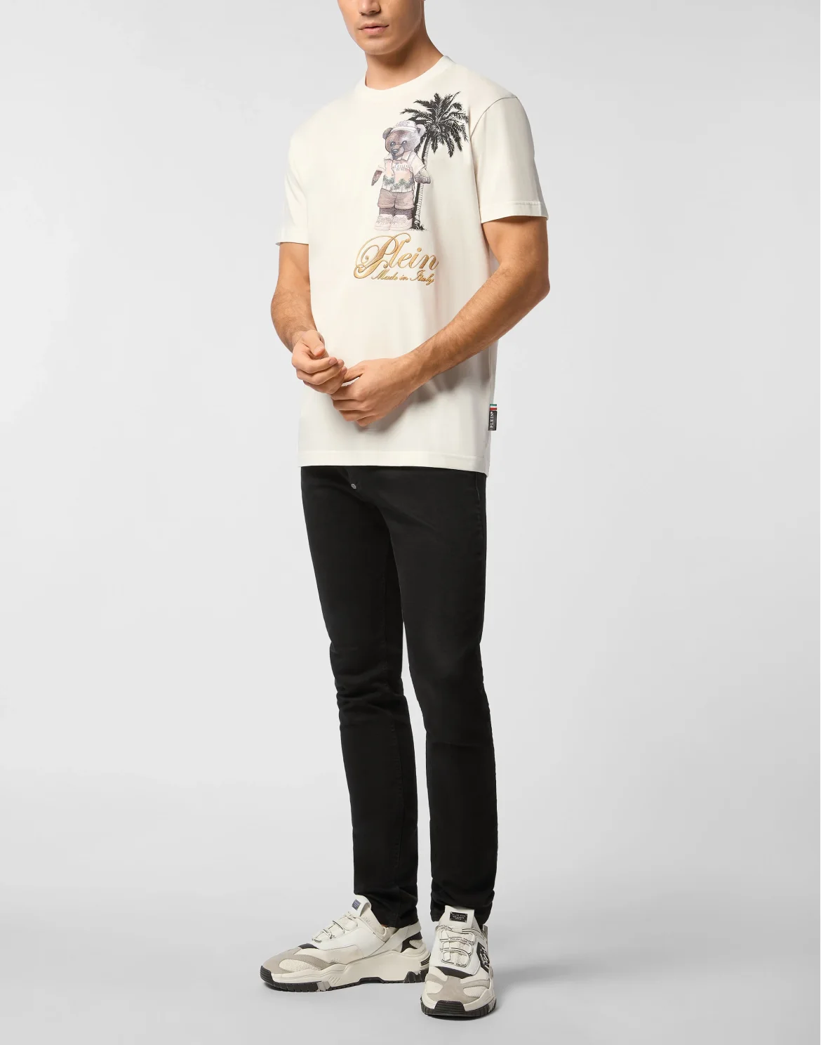 Round Neck T-Shirt Teddy Beach, цвет: Бежевый