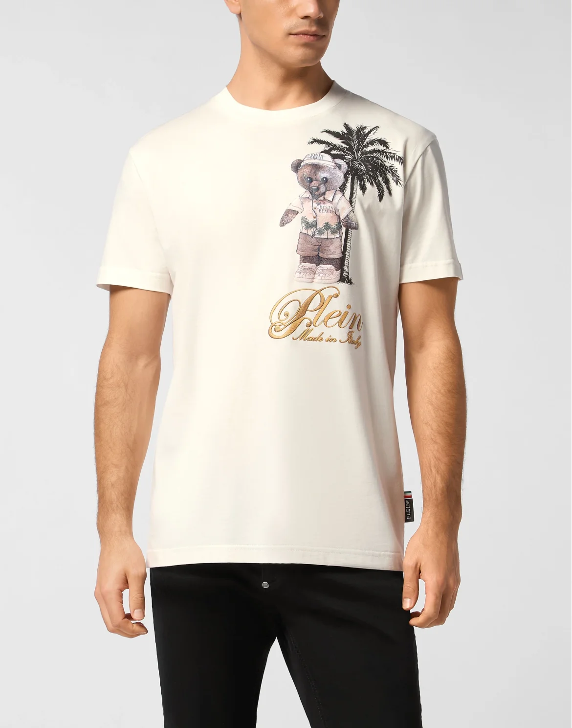 Round Neck T-Shirt Teddy Beach, цвет: Бежевый