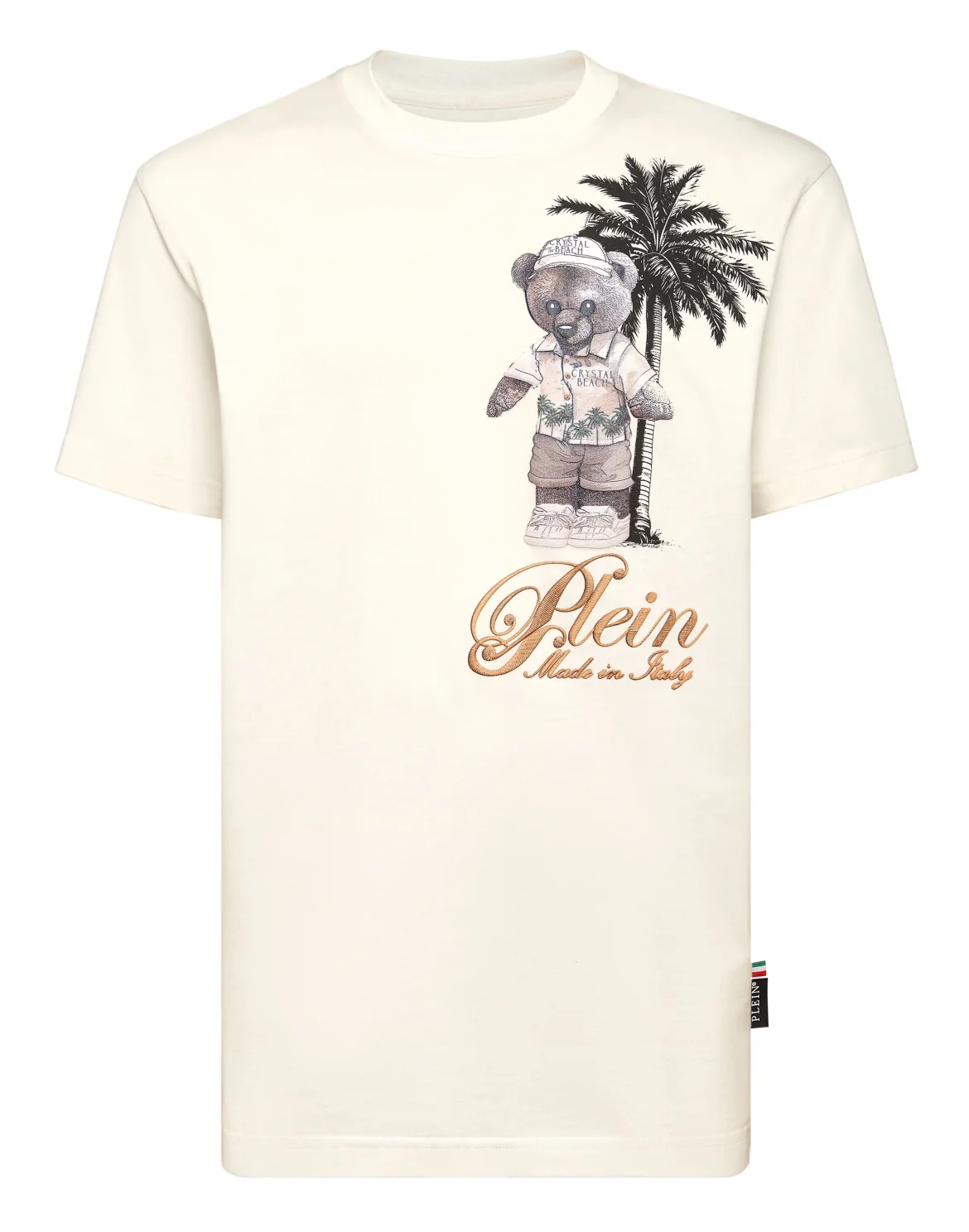 Round Neck T-Shirt Teddy Beach, цвет: Бежевый