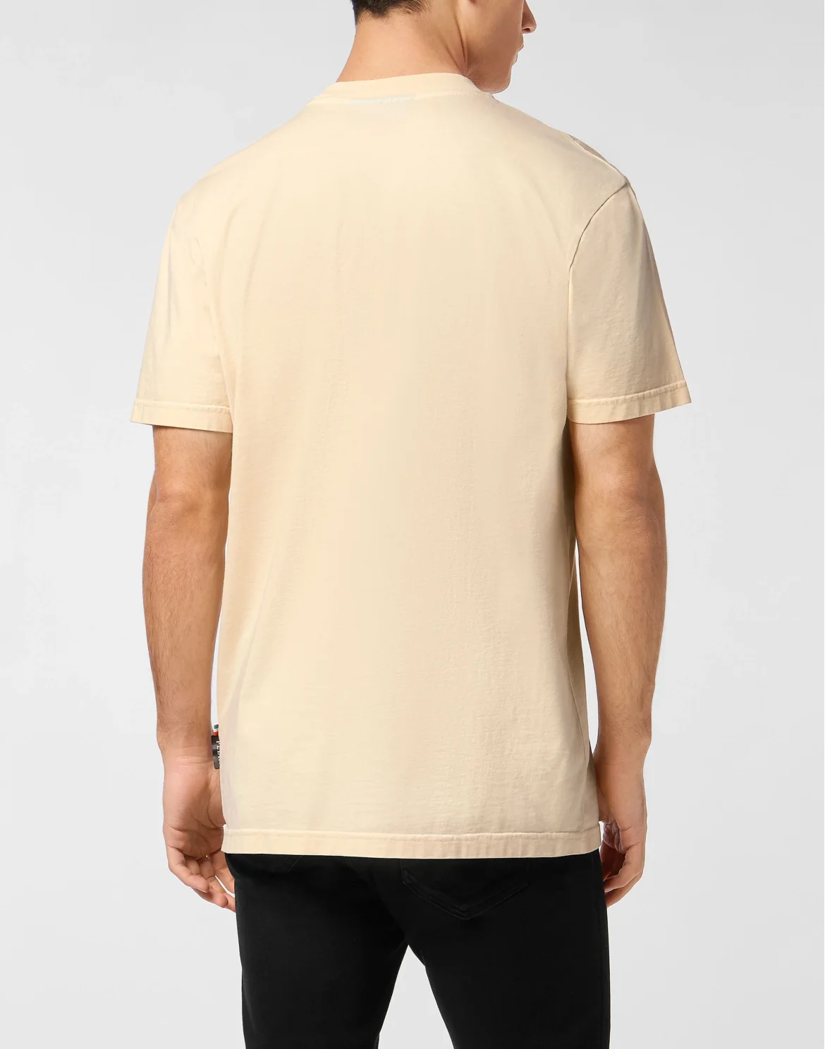 Round Neck T-Shirt Basic Signature, цвет: Бежевый
