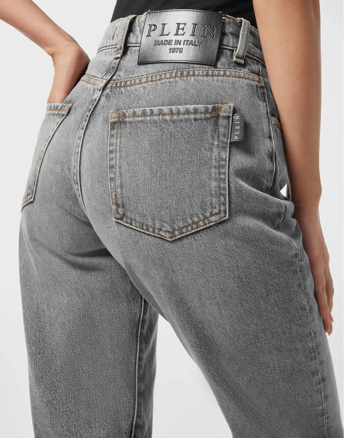 Mom Fit Jeans, цвет: Серый