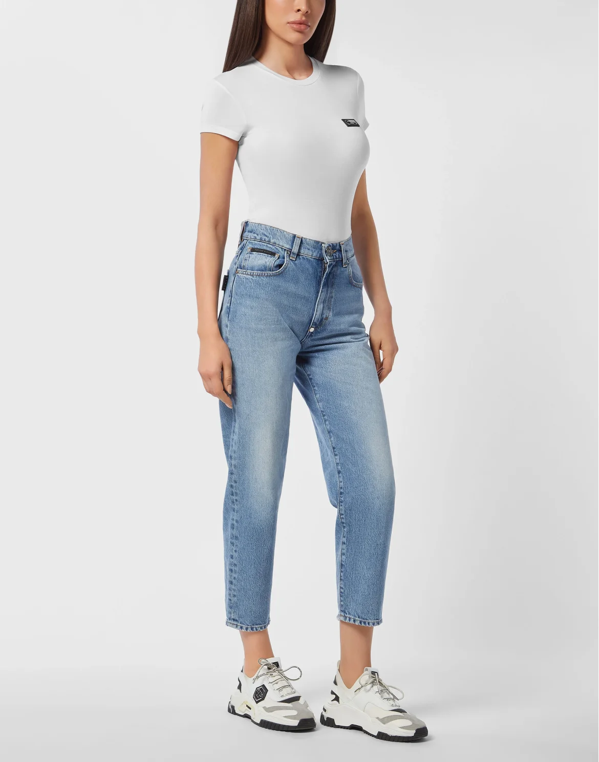 Mom Fit Jeans, цвет: Голубой