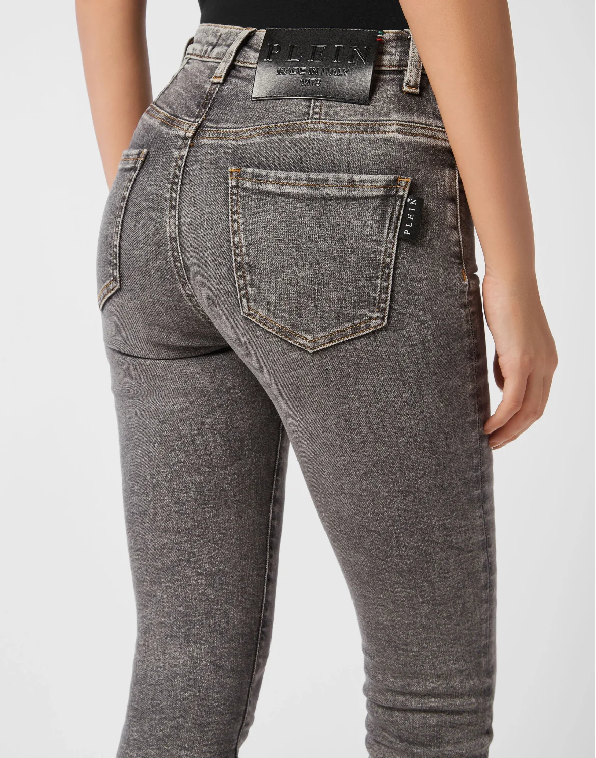 High Waist Jeggings, цвет: Серый