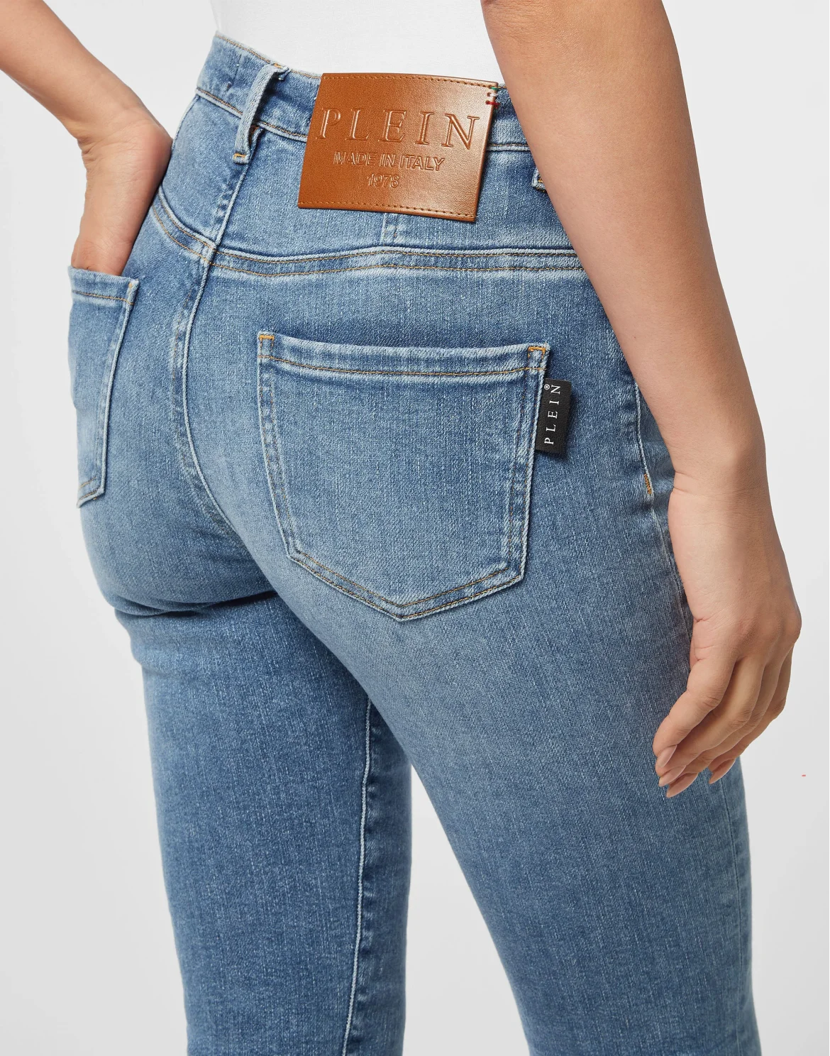 High Waist Jeggings, цвет: Голубой