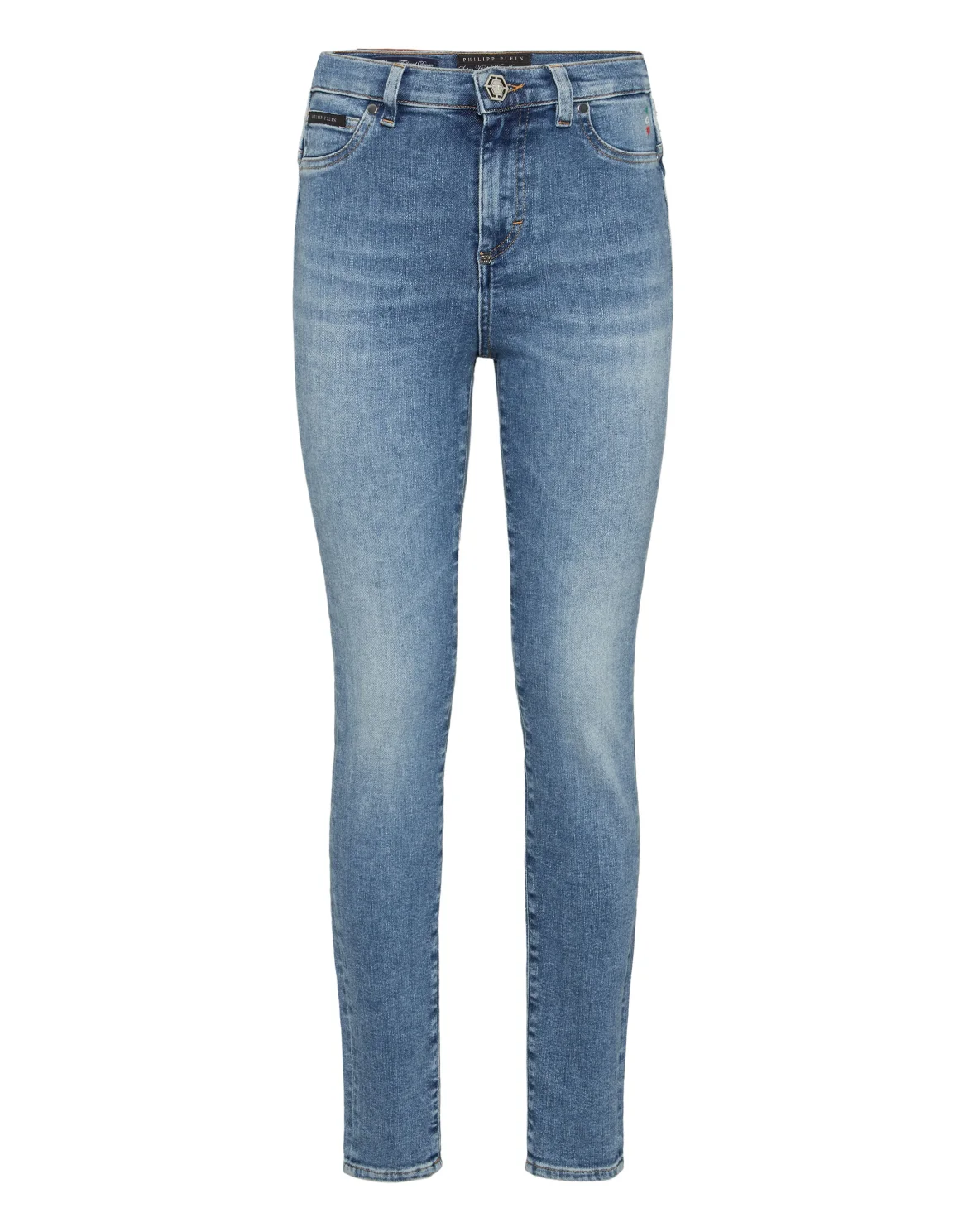 High Waist Jeggings, цвет: Голубой
