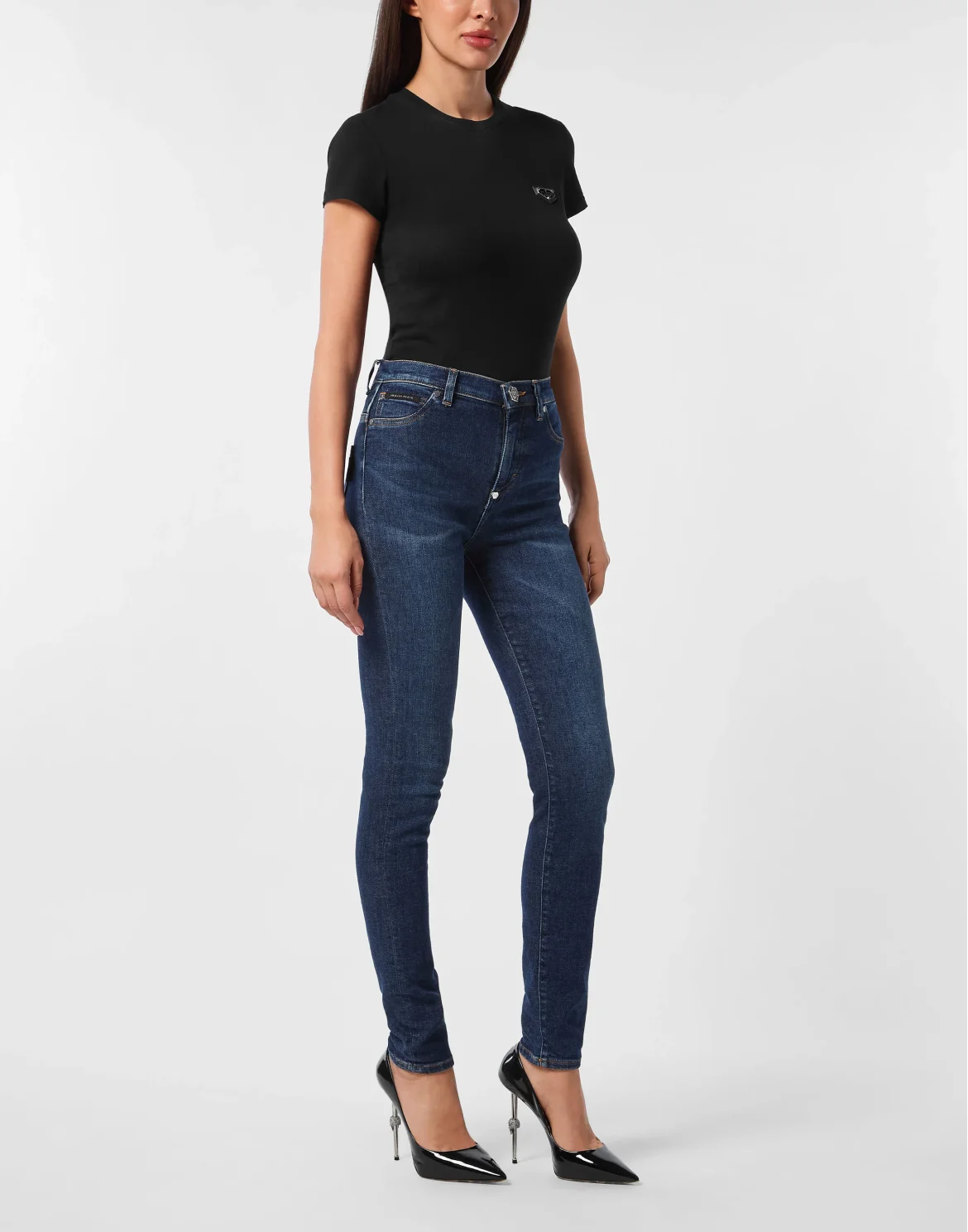 High Waist Jeggings, цвет: Синий