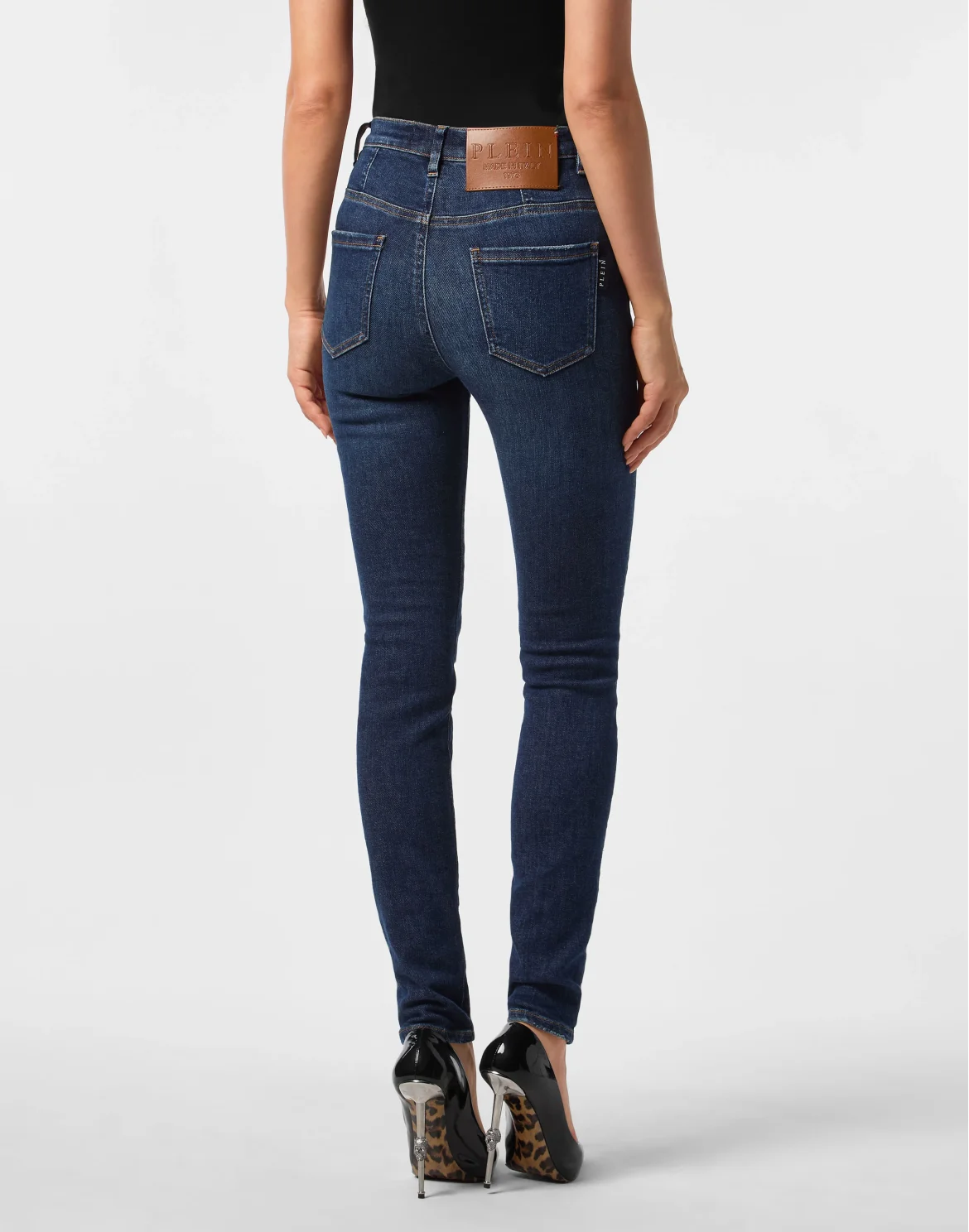 High Waist Jeggings, цвет: Синий