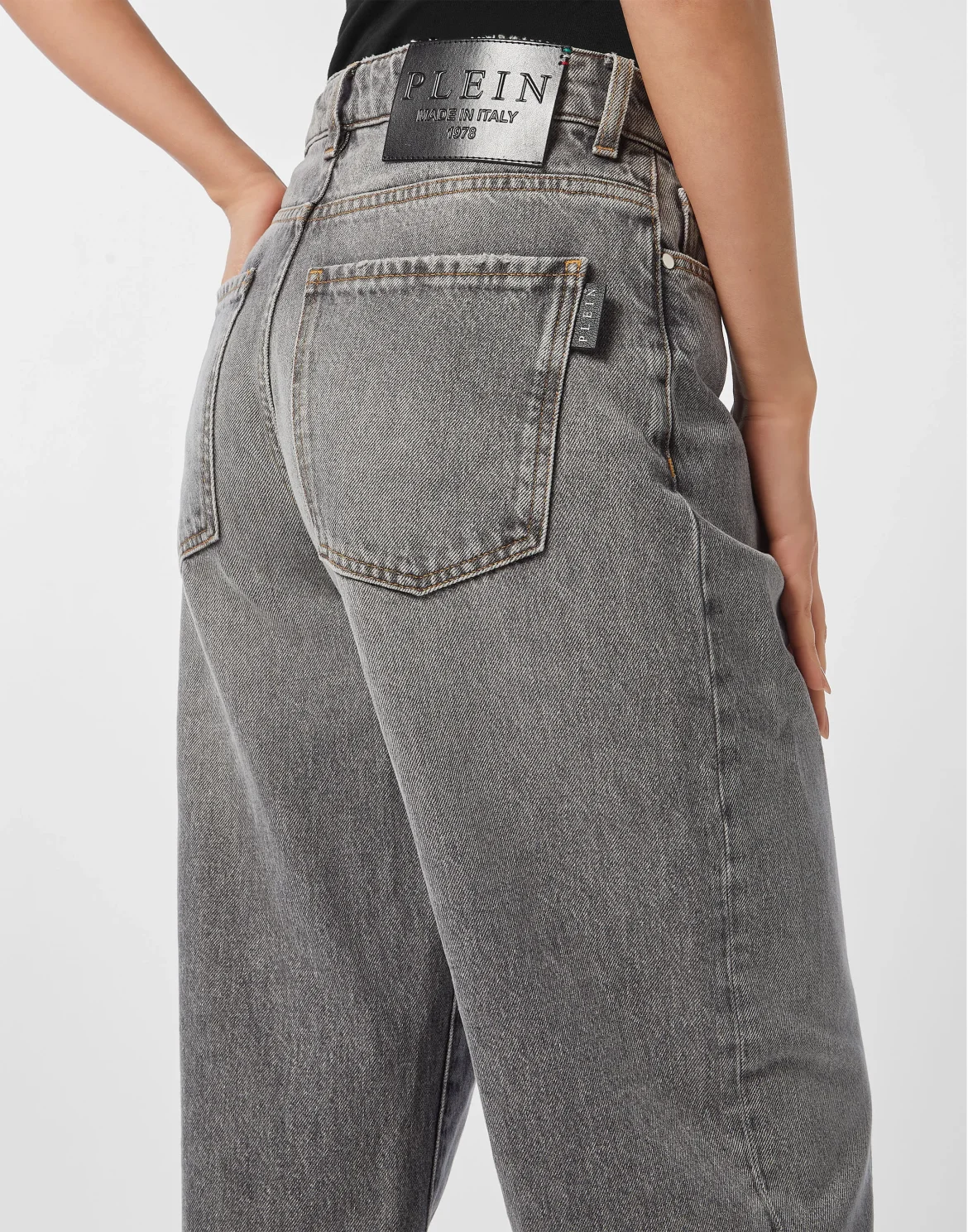 Skater Fit Jeans, цвет: Серый