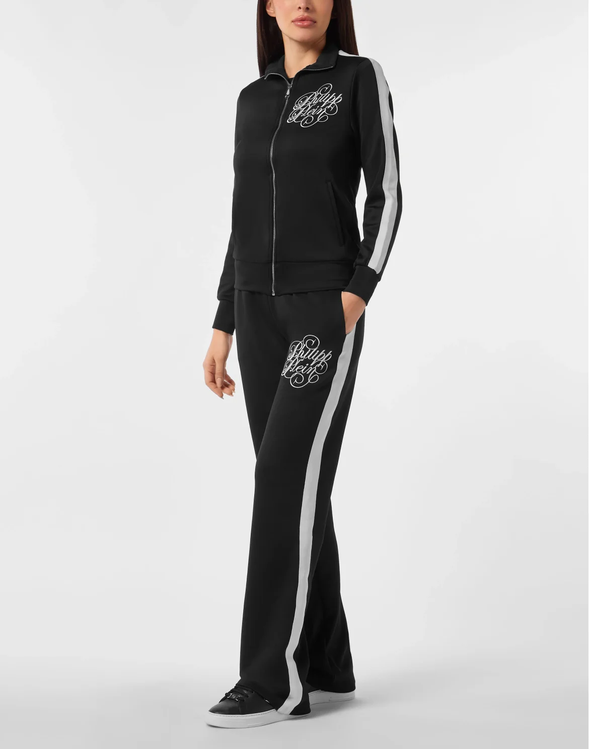 Tracksuit Jacket Signature, цвет: Черный