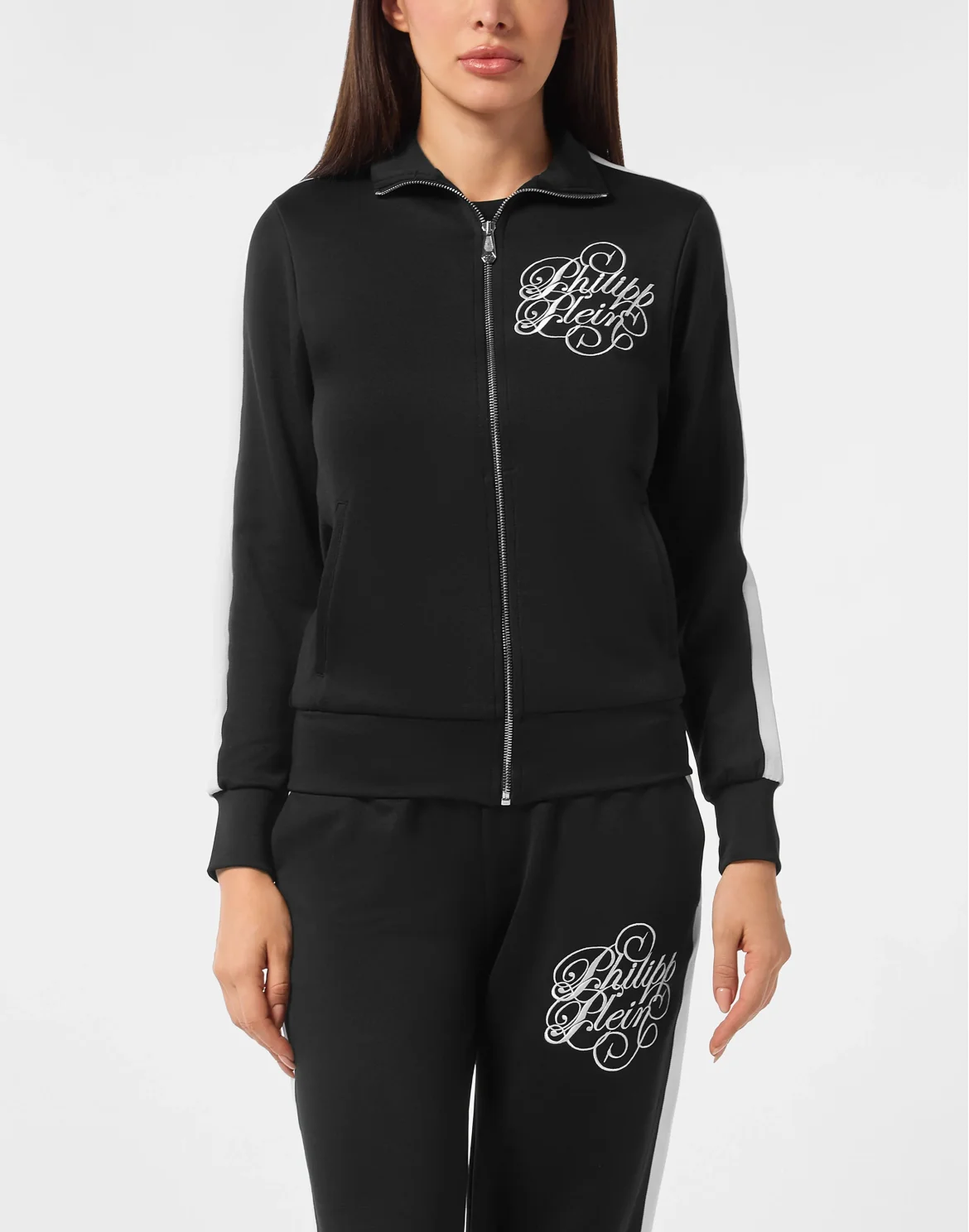 Tracksuit Jacket Signature, цвет: Черный