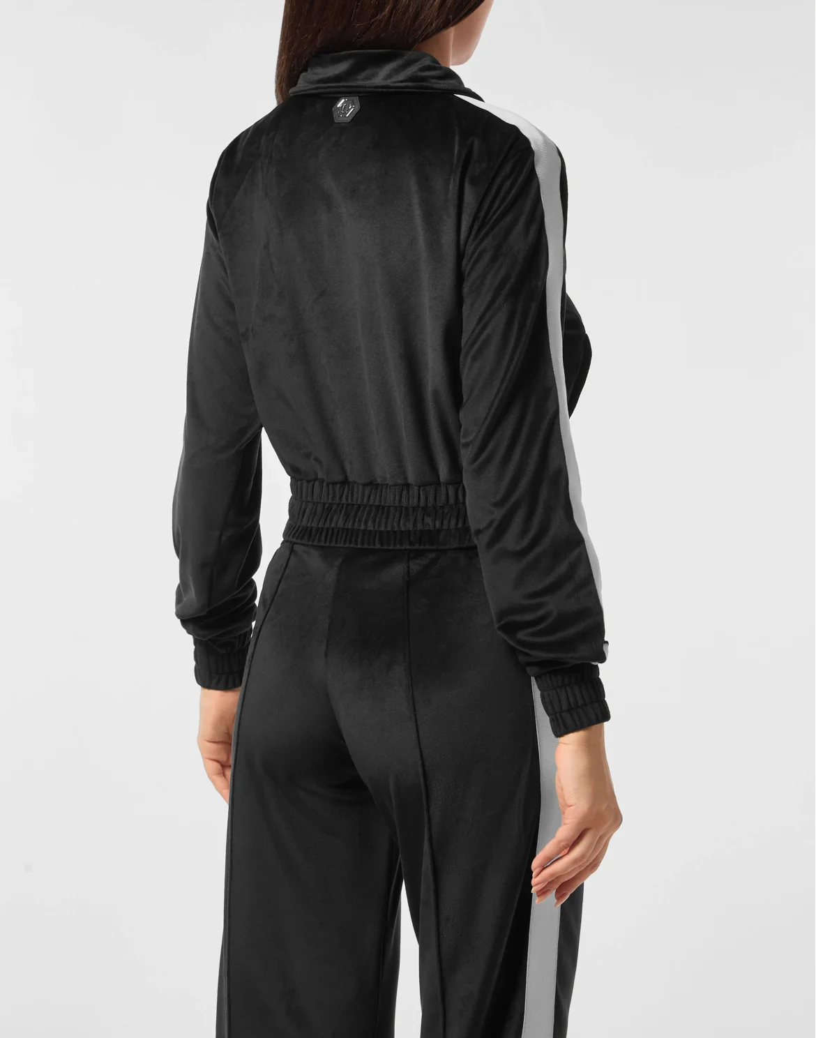 Chenille Tracksuit Jacket Signature, цвет: Черный