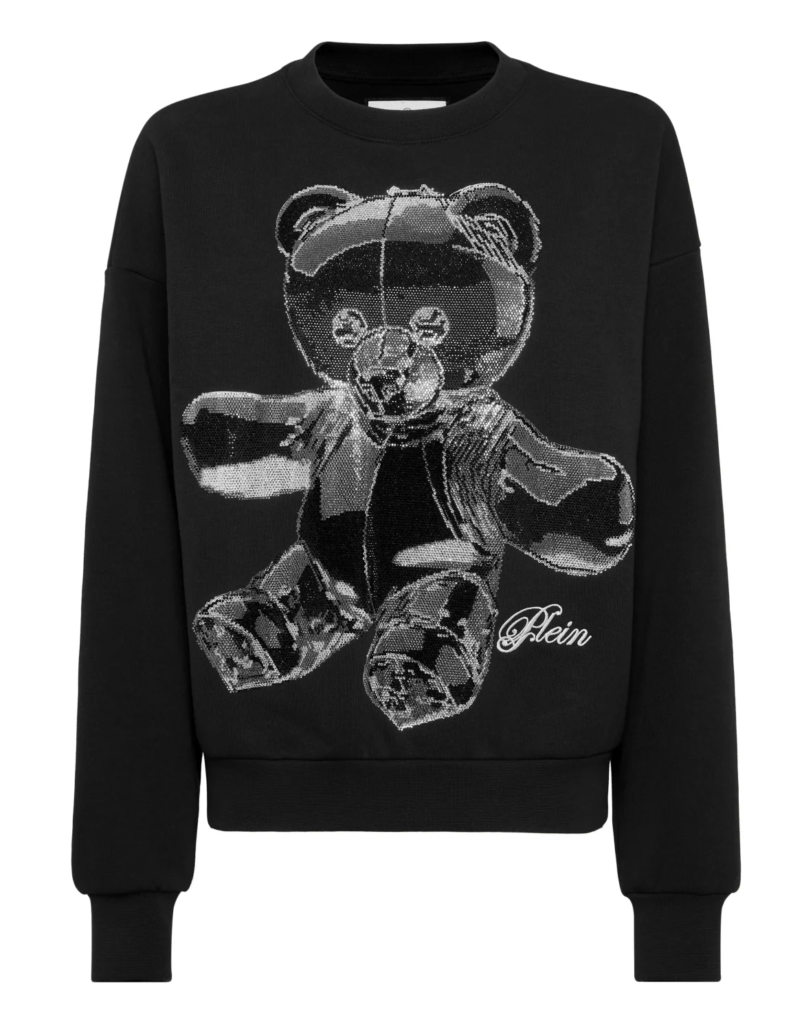 Cotton New Port Beach Fit Sweatshirt Teddy Crystal, цвет: Черный