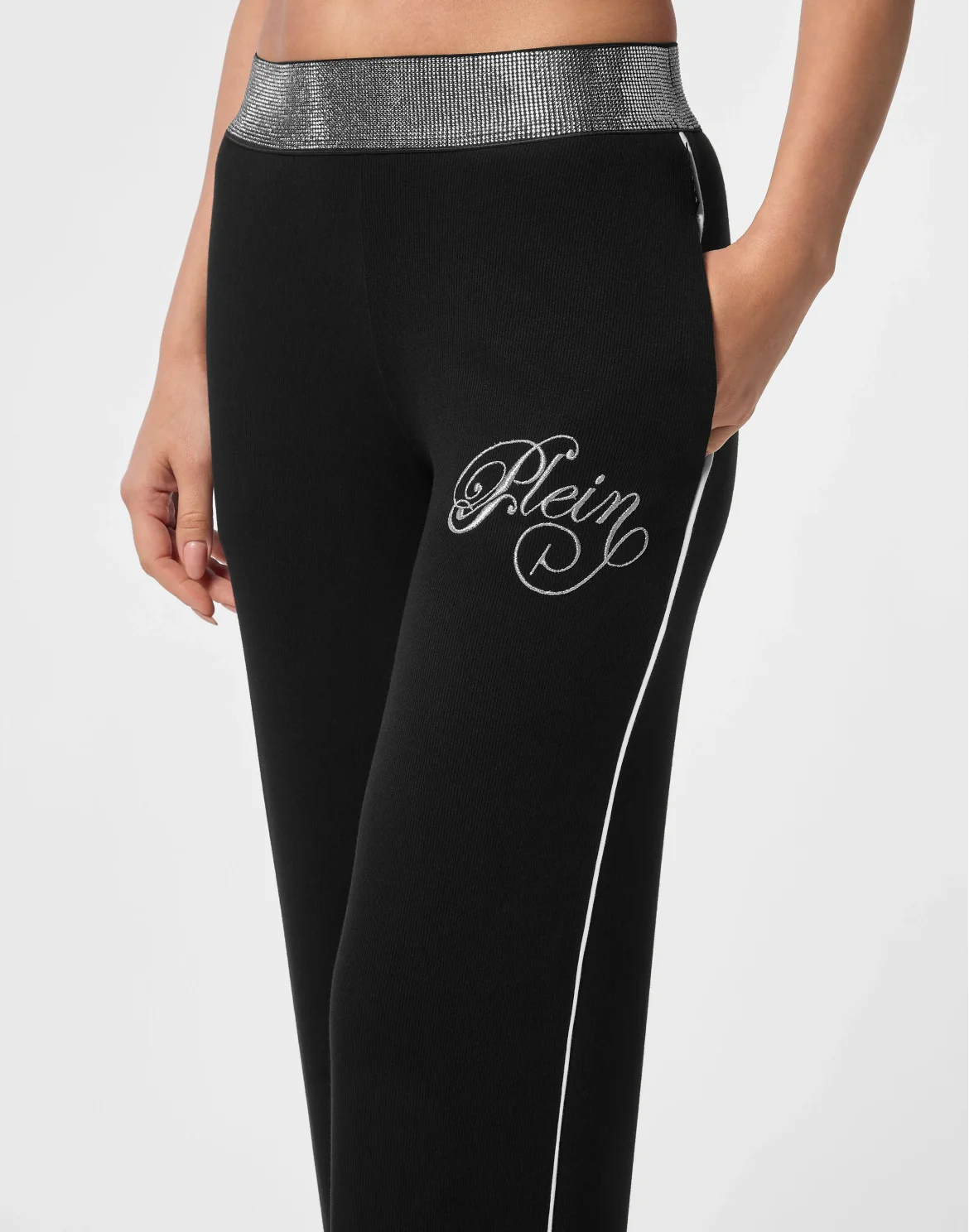 Straight Trousers Elastic Signature, цвет: Черный
