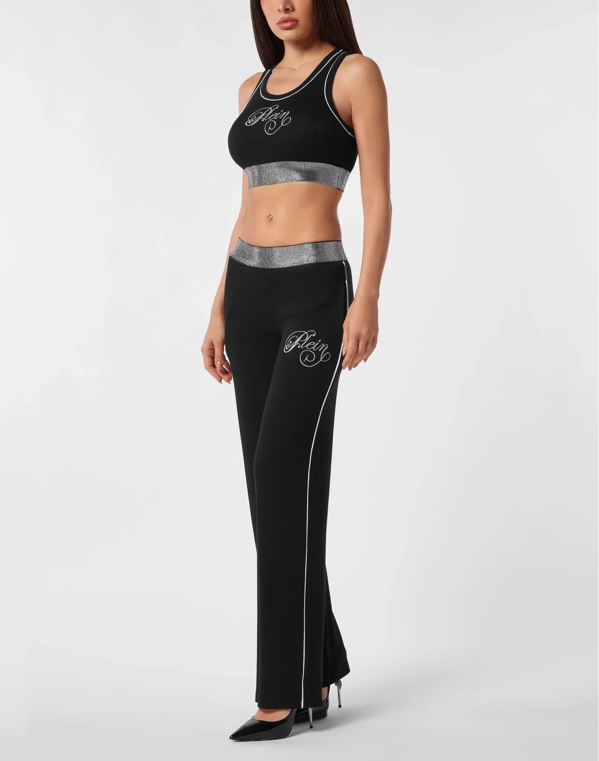 Straight Trousers Elastic Signature, цвет: Черный