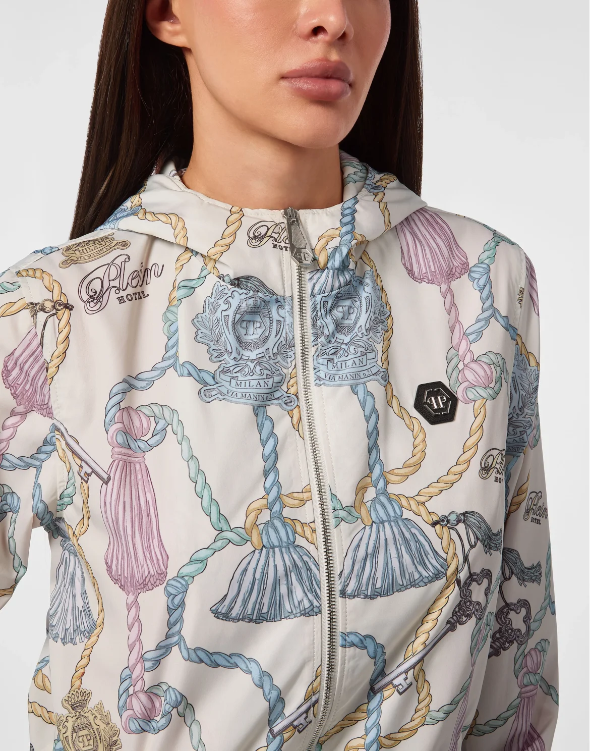 Nylon Windbreaker Tassels, цвет: Мультиколор