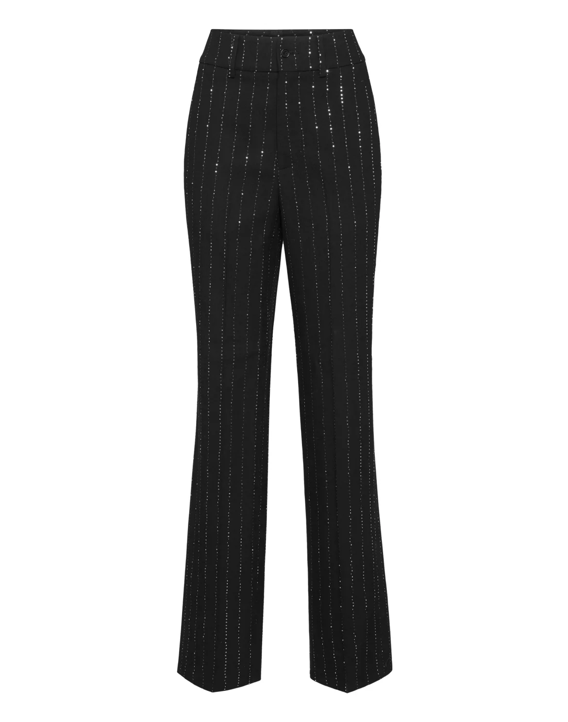 Lady Fit Trousers Paillettes, цвет: Черный
