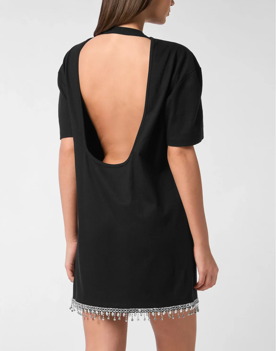 T-shirt Short Dress Signature, цвет: Черный