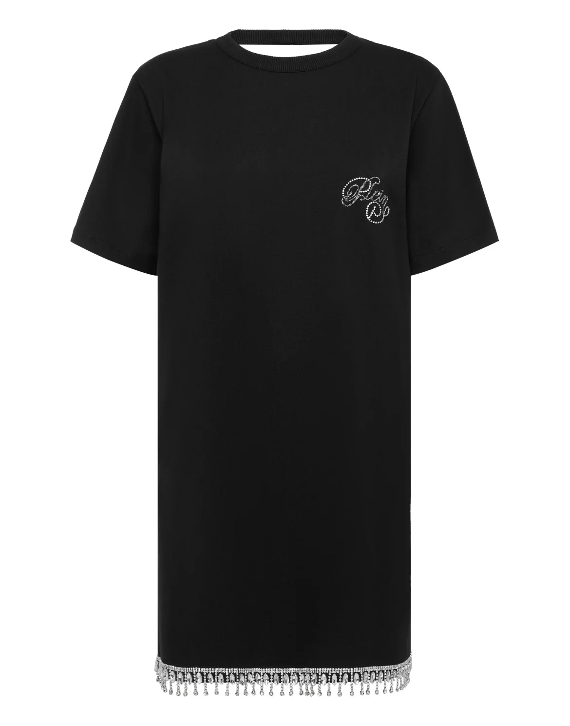 T-shirt Short Dress Signature, цвет: Черный