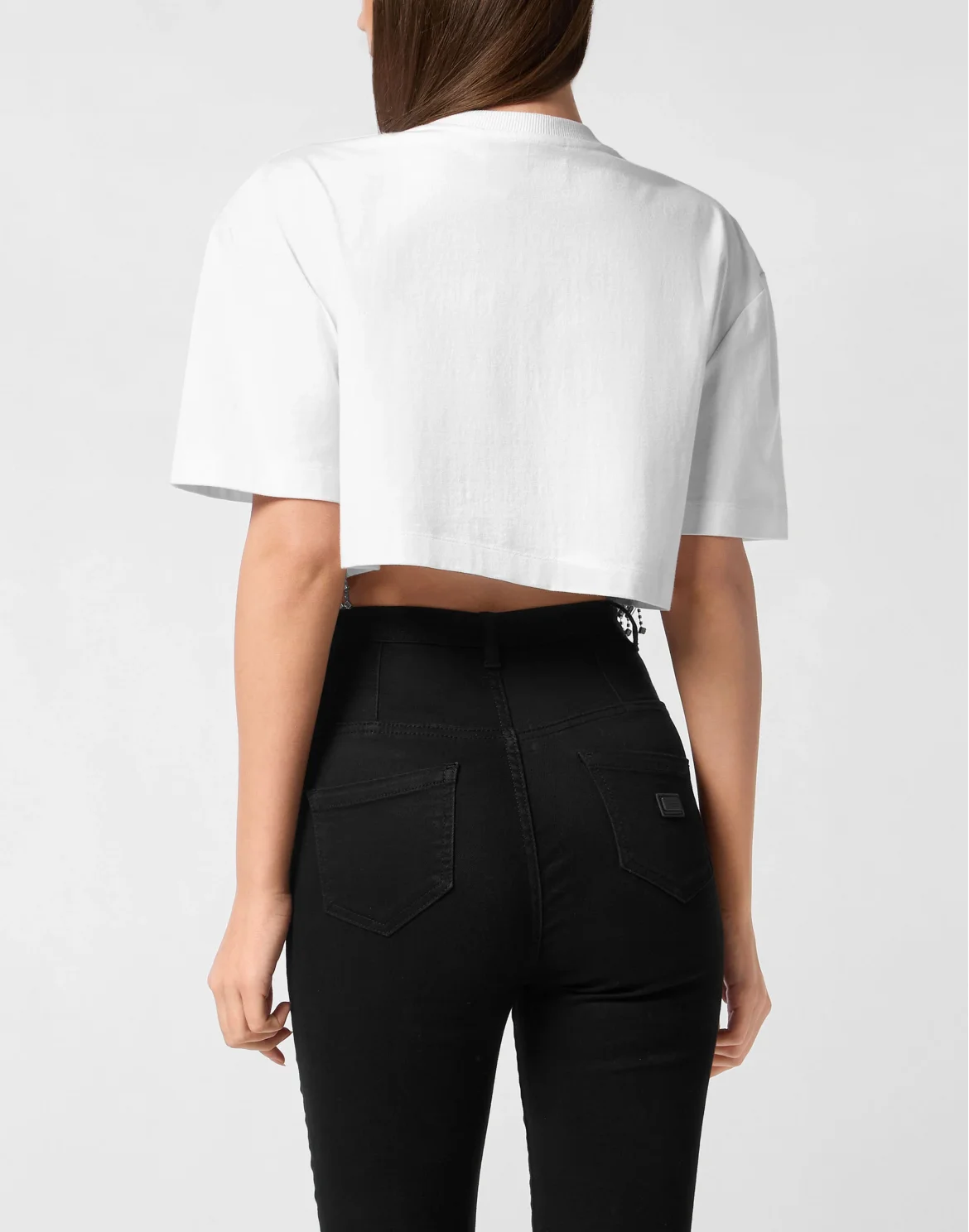Cropped T-Shirt Signature, цвет: Белый