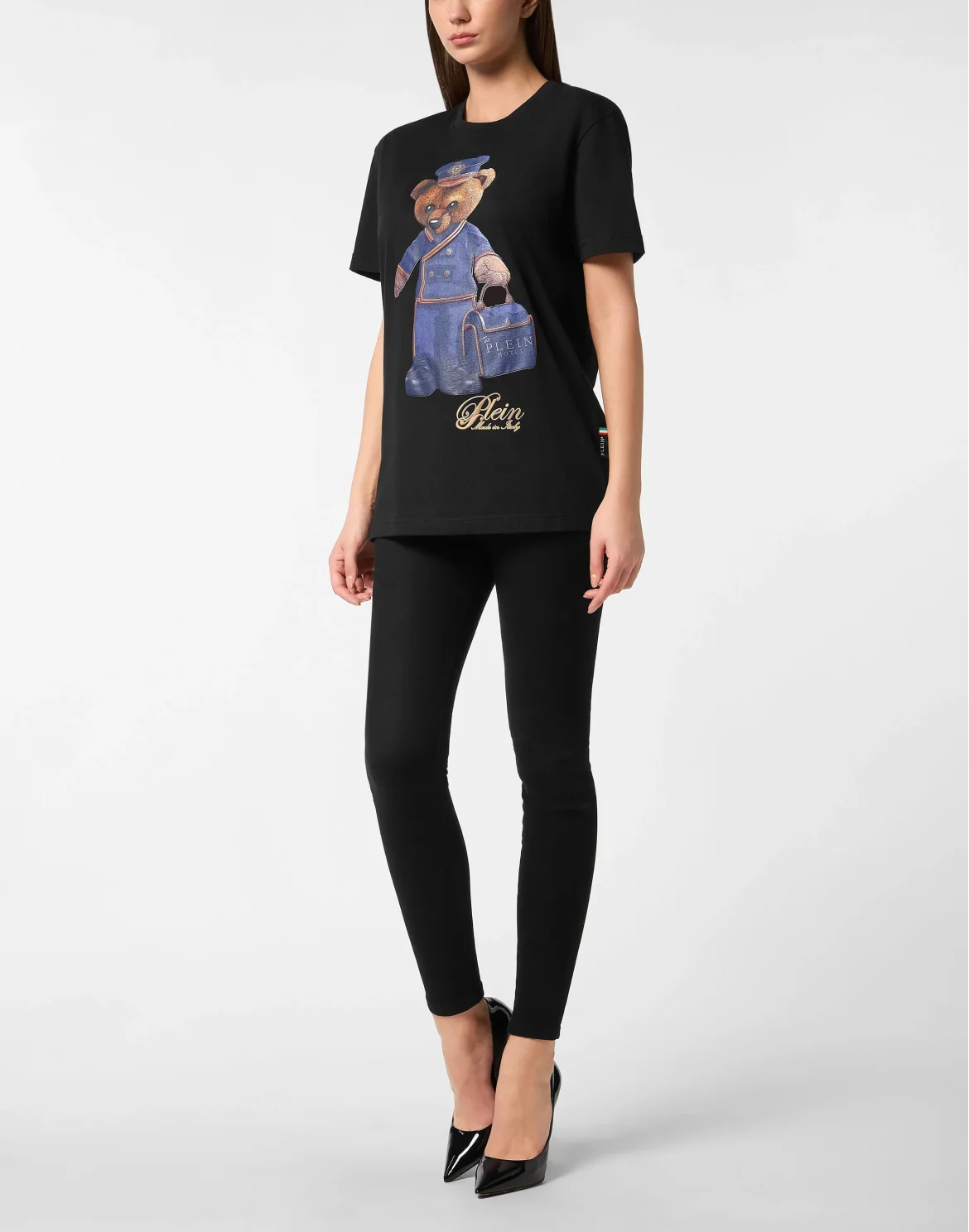 Man Fit T-Shirt Teddy Doorman, цвет: Черный