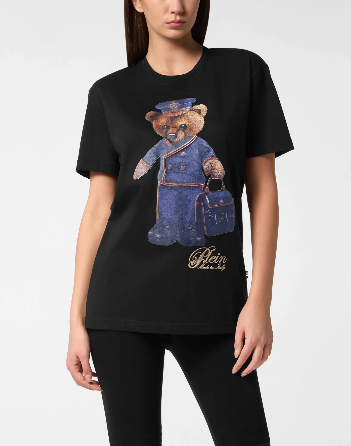 Man Fit T-Shirt Teddy Doorman, цвет: Черный