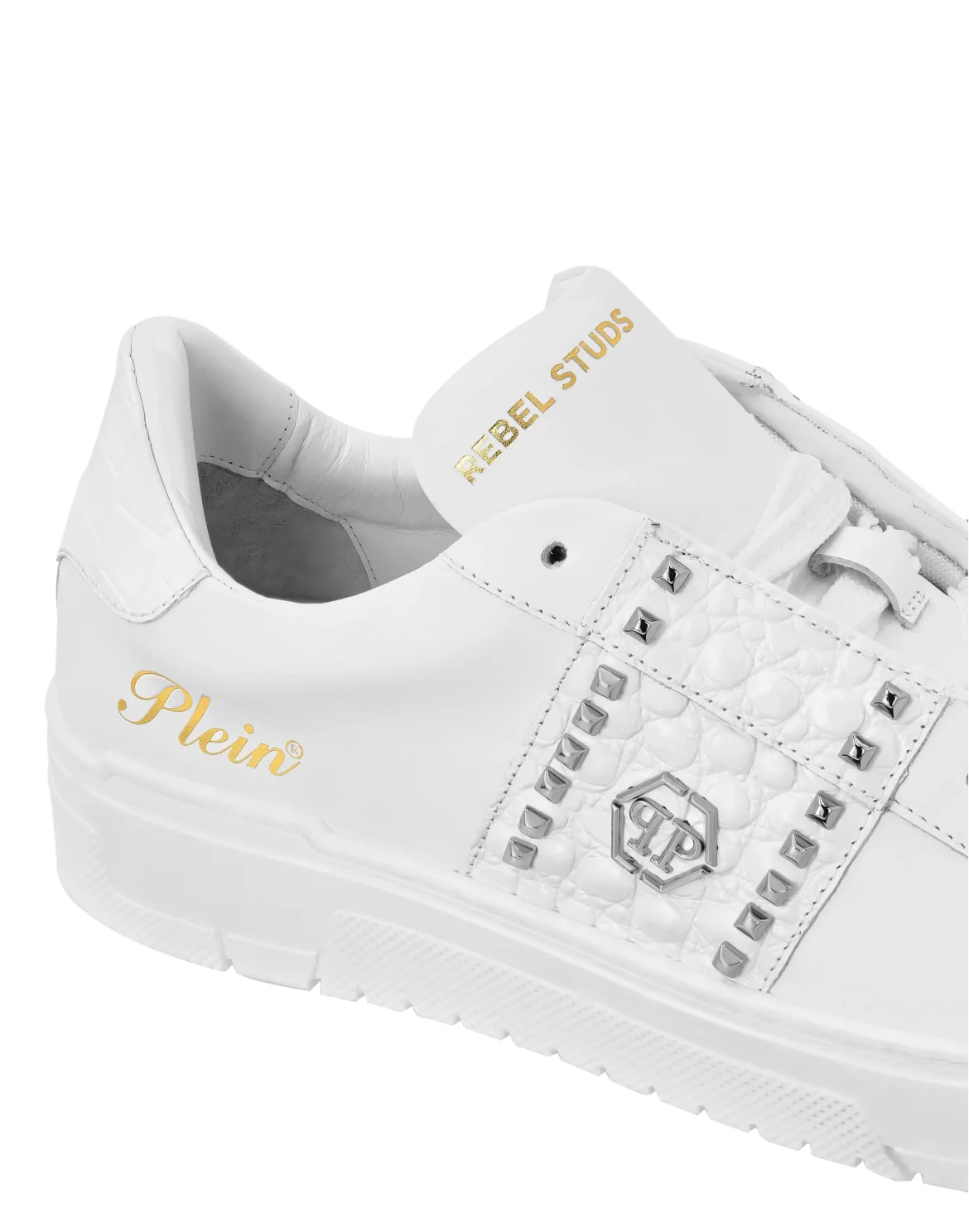 Low Top Sneakers Rebel Studs, цвет: Белый