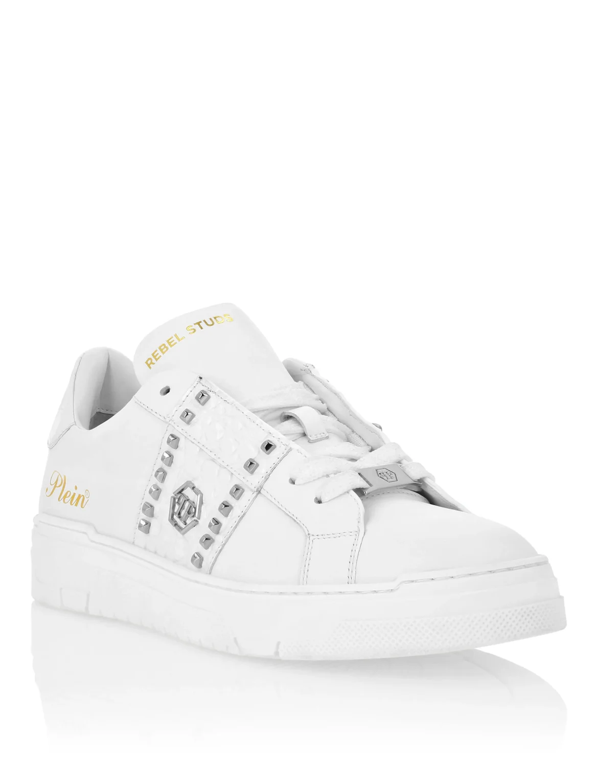 Low Top Sneakers Rebel Studs, цвет: Белый