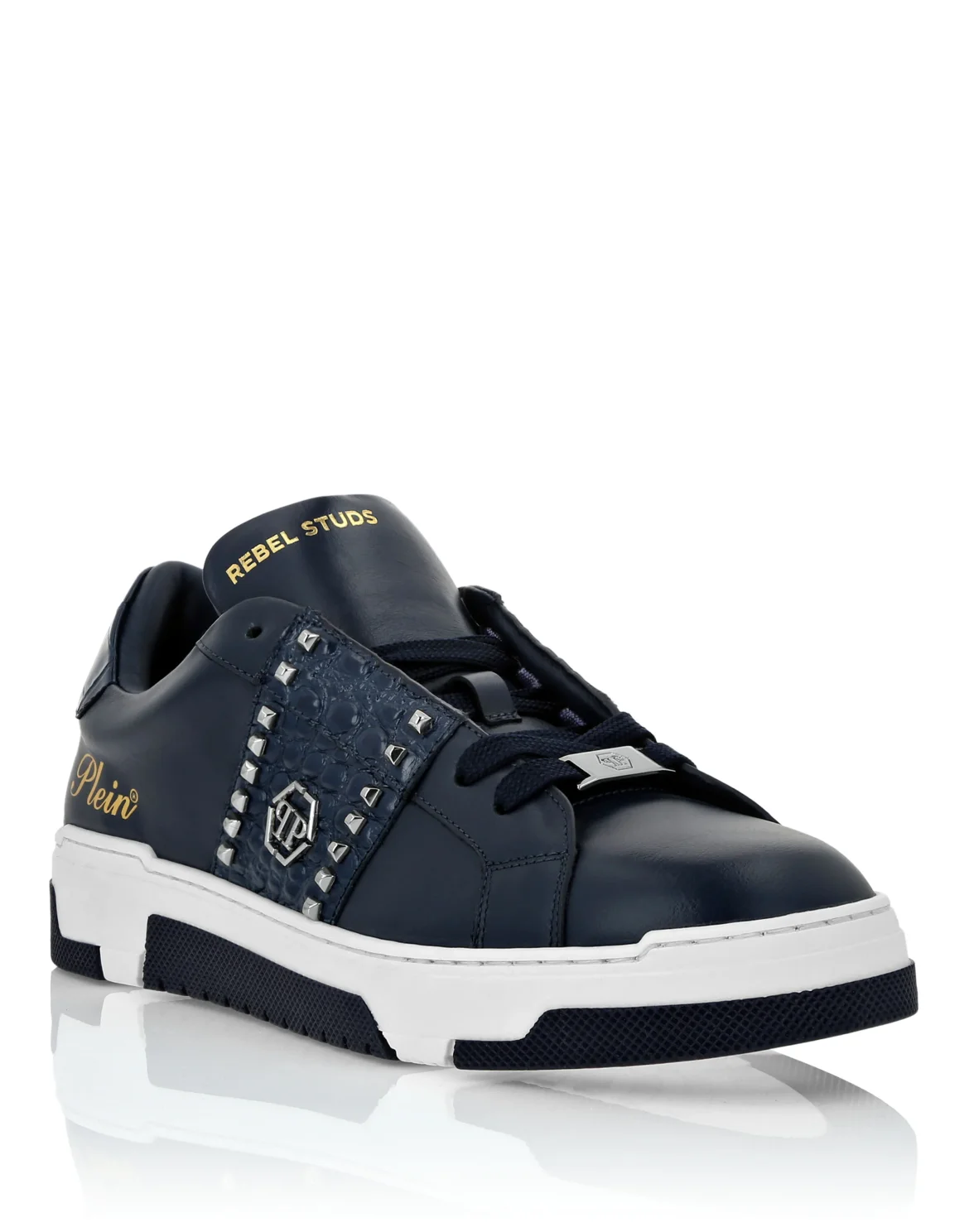 Low Top Sneakers Mix Strass Cocco, цвет: Синий