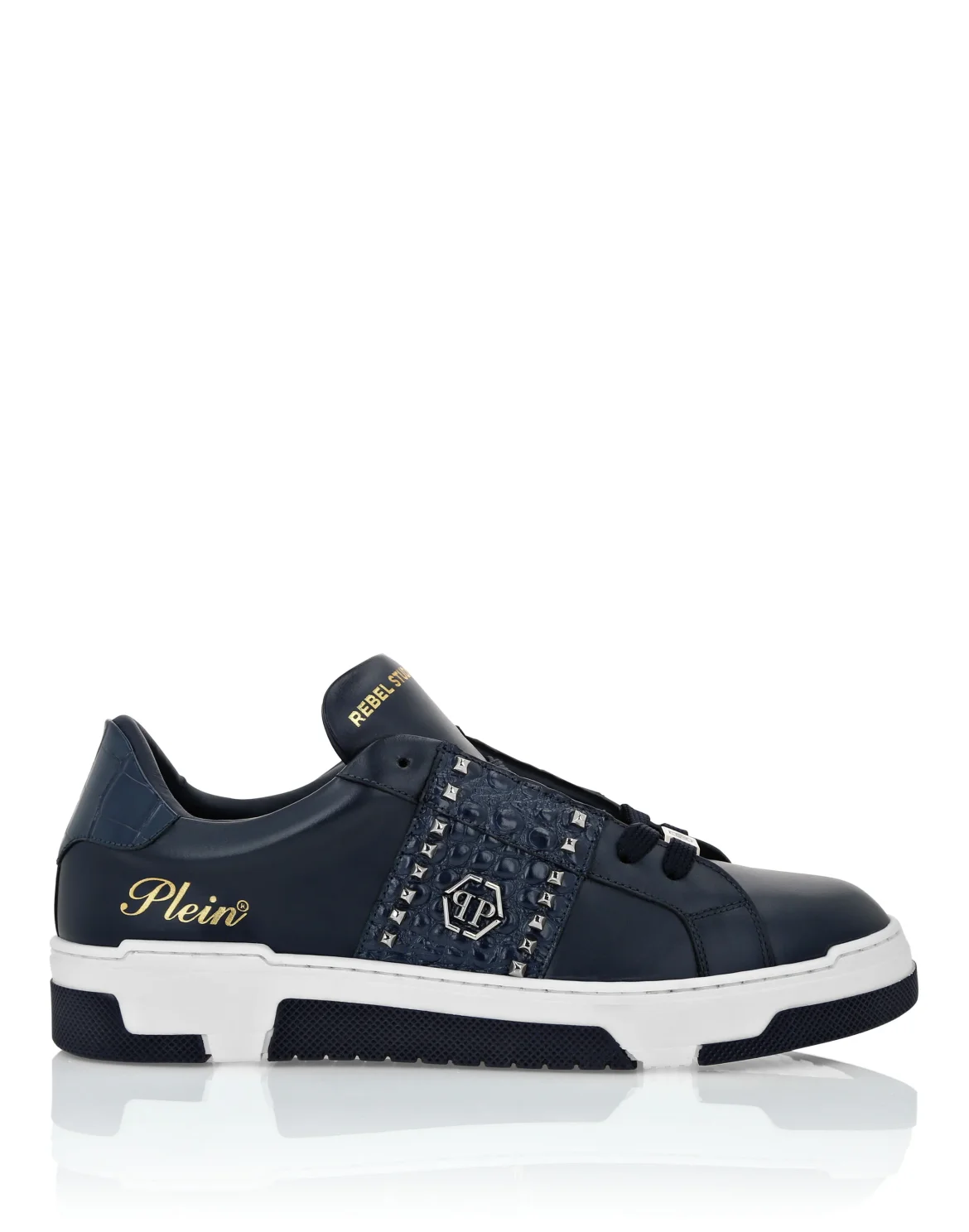 Low Top Sneakers Mix Strass Cocco, цвет: Синий