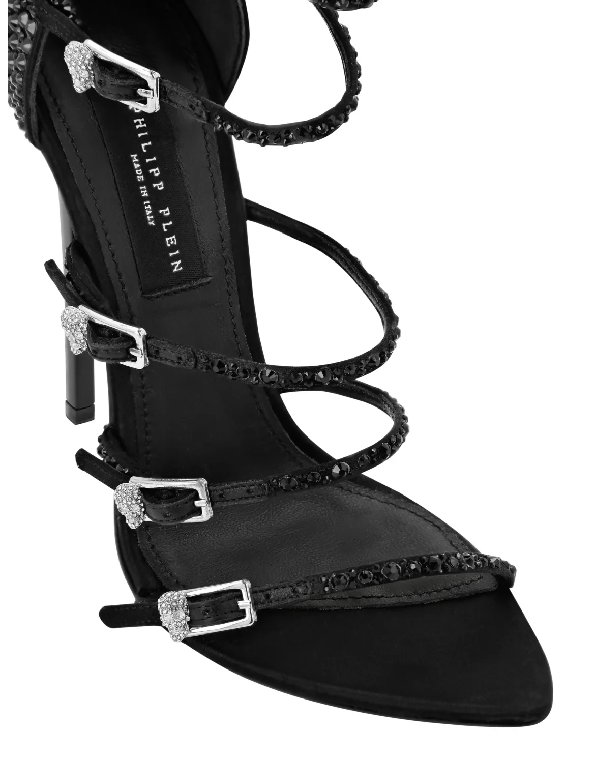 Multi-Strap High Heels Sandals 12, цвет: Черный
