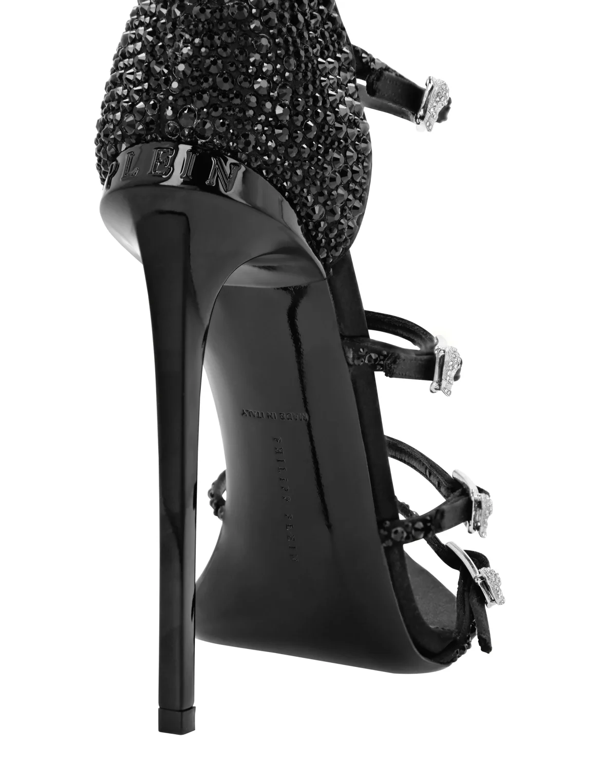 Multi-Strap High Heels Sandals 12, цвет: Черный