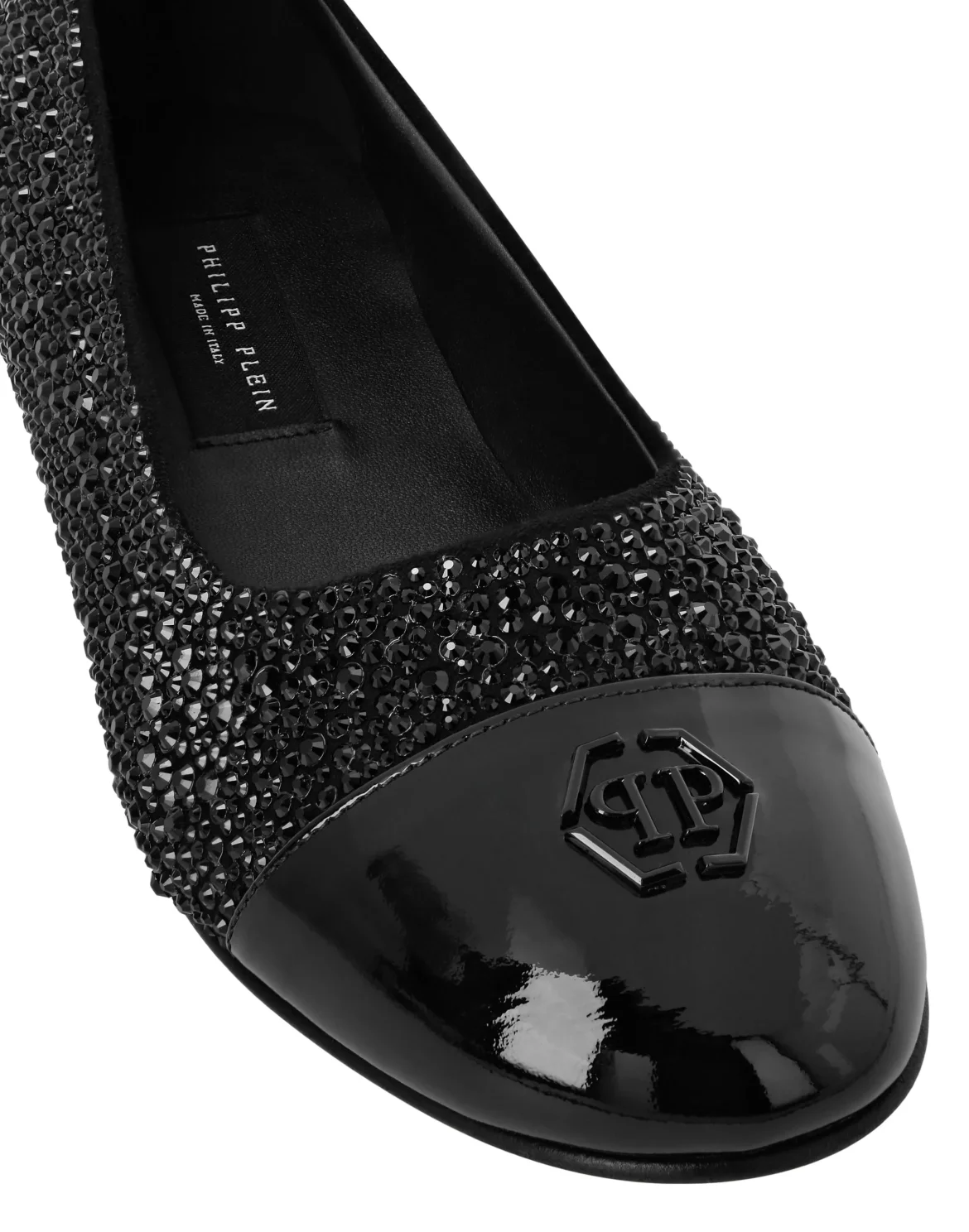 Ballerina Flats Mix Strass, цвет: Черный