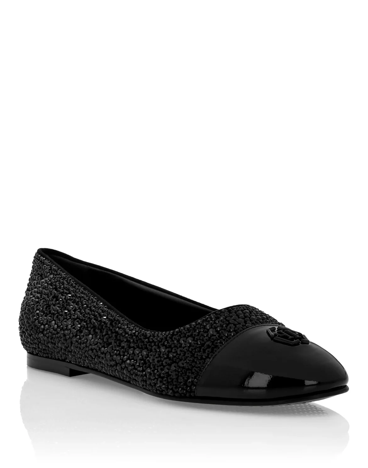 Ballerina Flats Mix Strass, цвет: Черный
