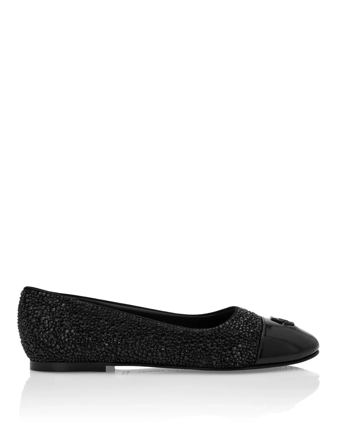 Ballerina Flats Mix Strass, цвет: Черный