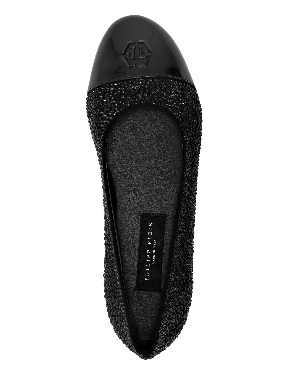 Ballerina Flats Mix Strass, цвет: Черный