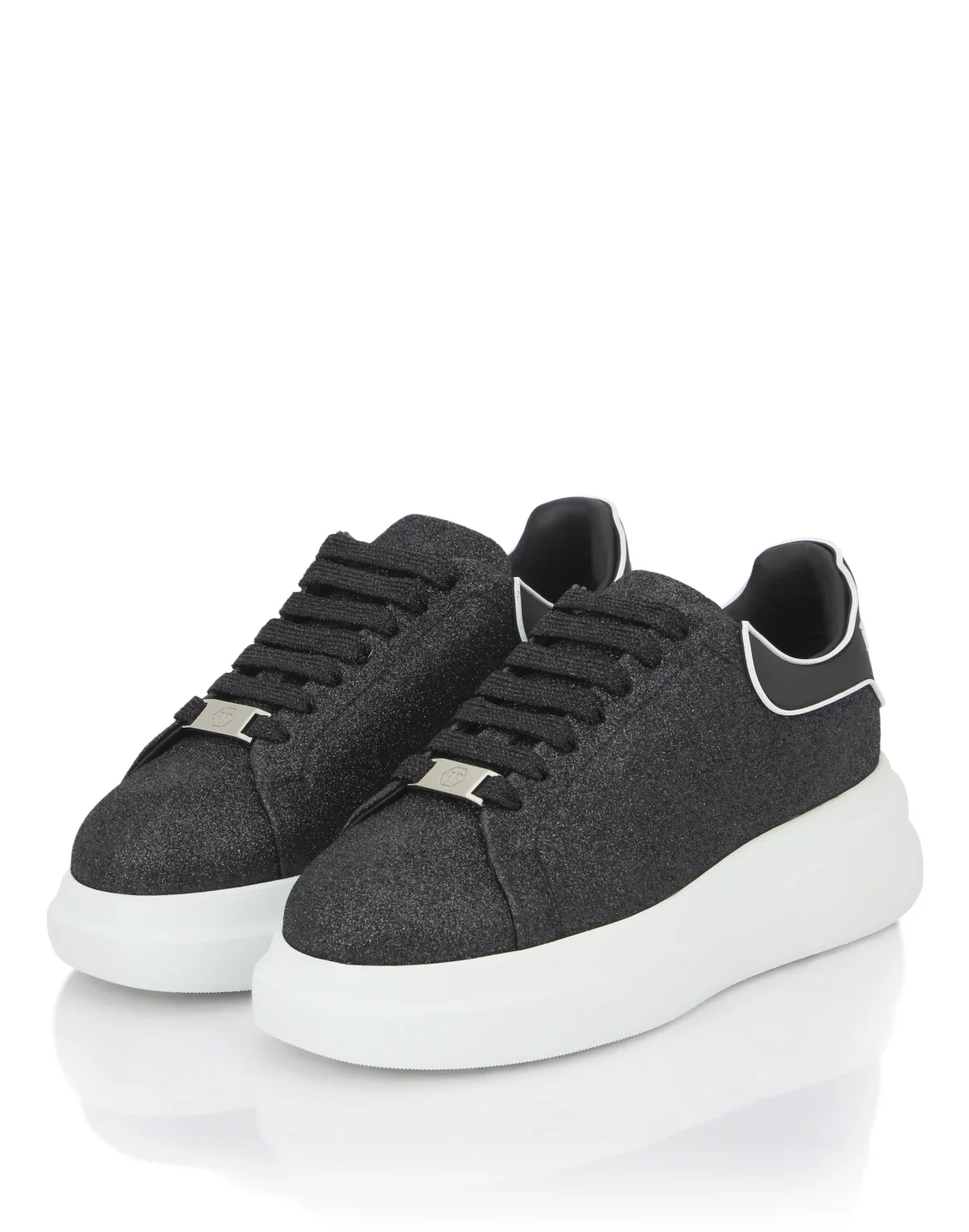 Megastar Glitter Sneakers, цвет: Черный