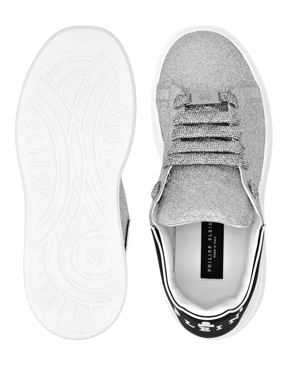 Megastar Glitter Sneakers, цвет: Серебристый