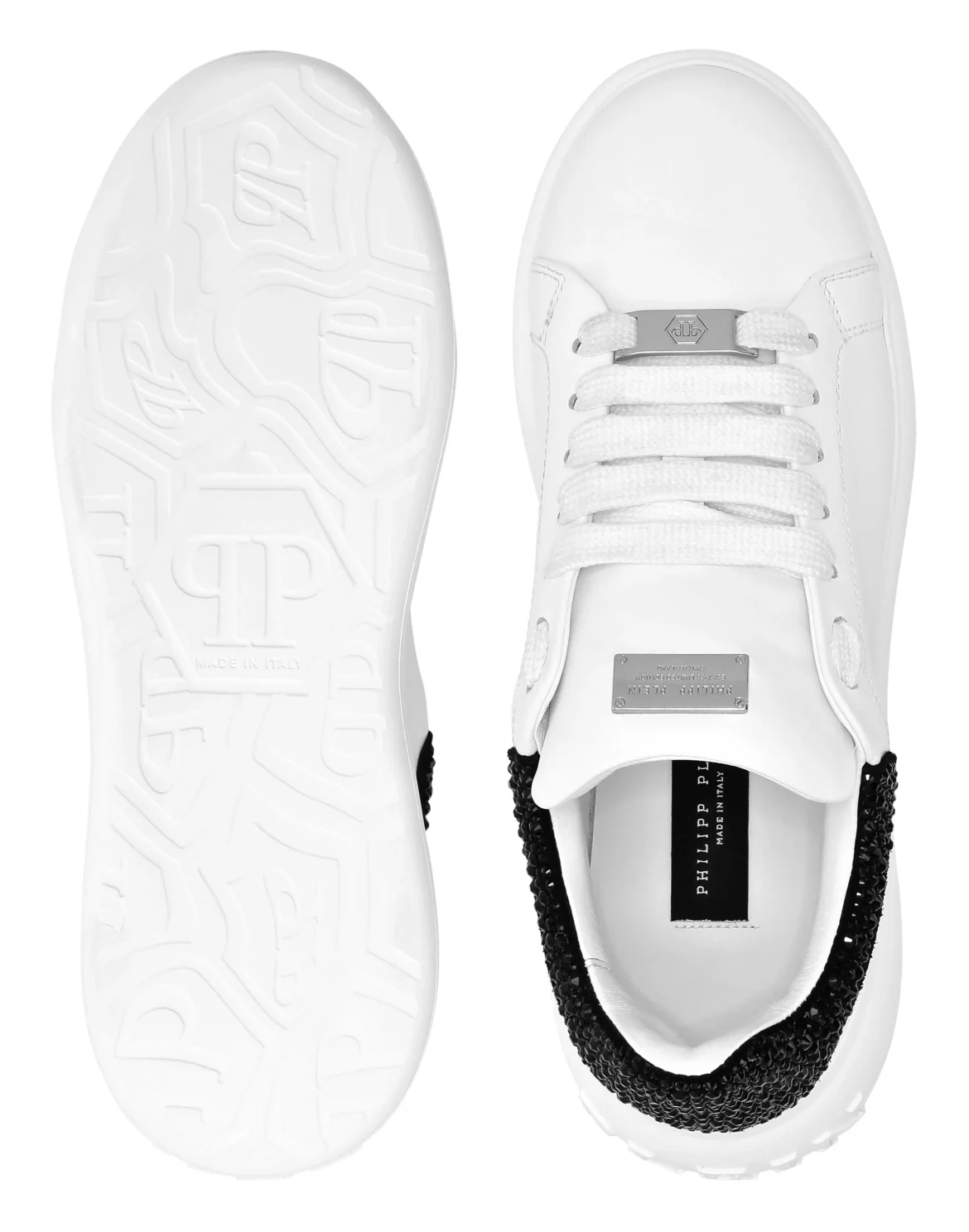 Low Top Sneakers Mix Strass, цвет: Черный