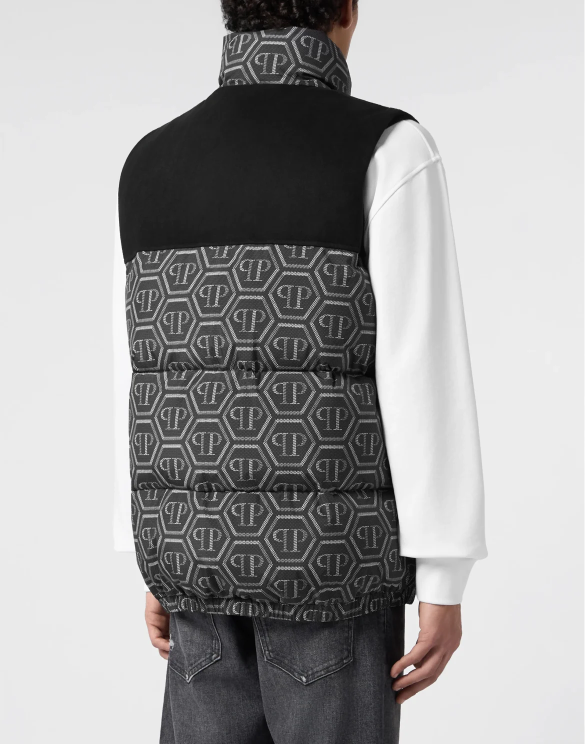 Nylon Vest Monogram, цвет: Черный