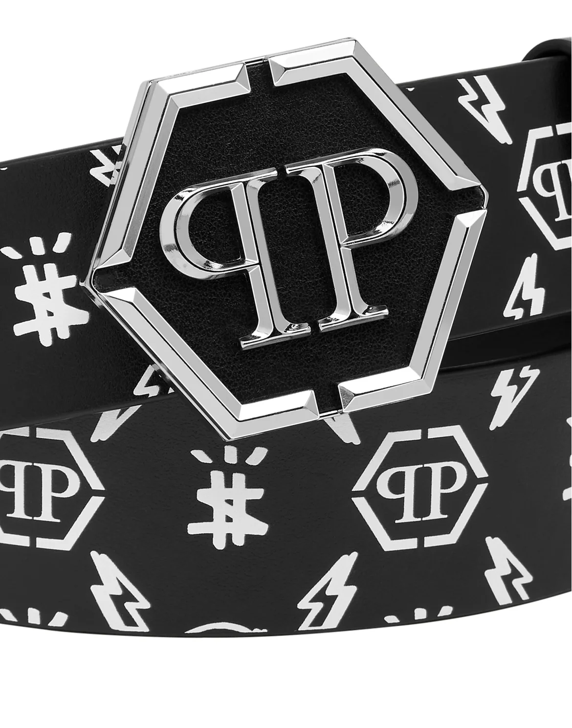 Belt hexagon PP Monogram, цвет: Черный