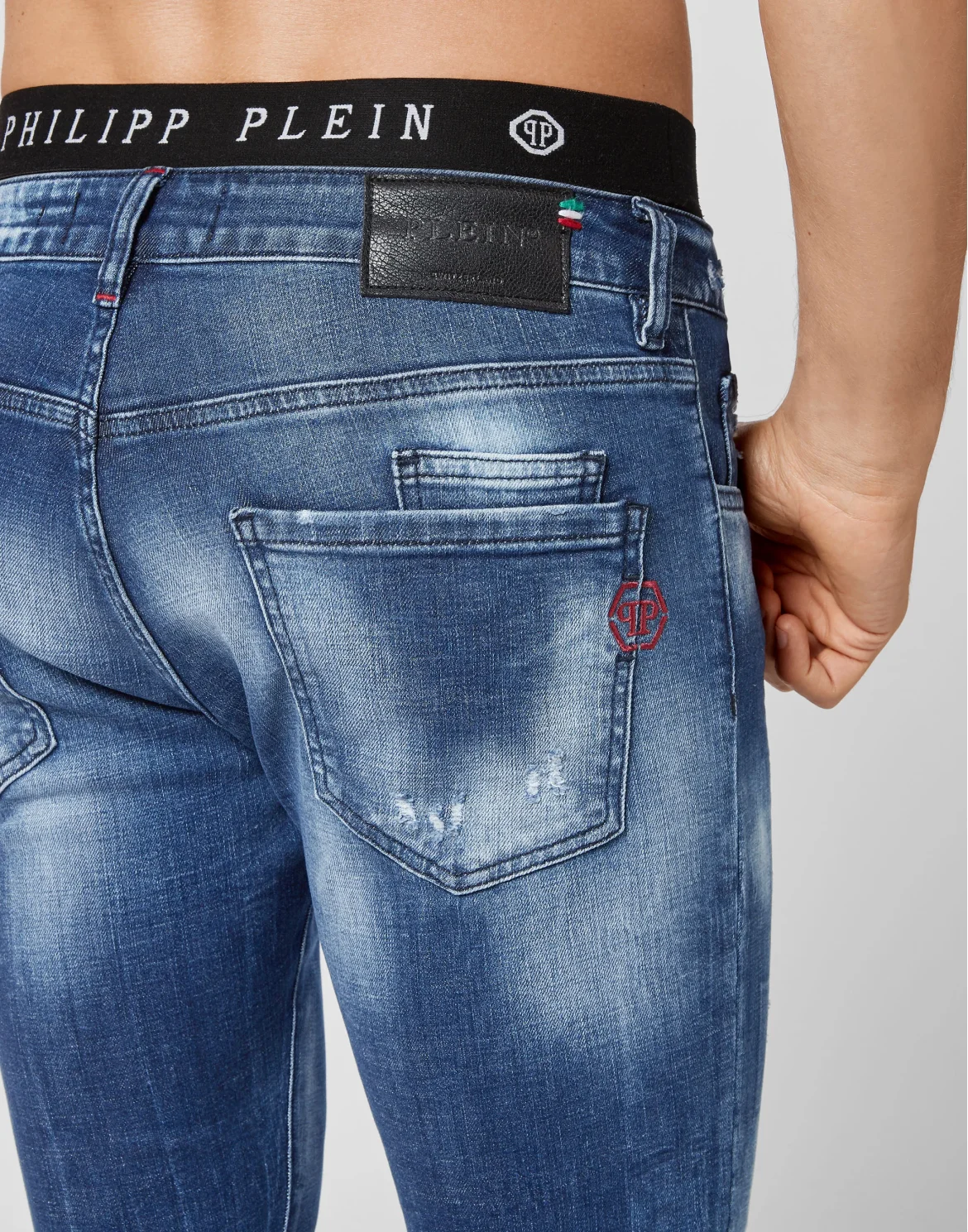 Denim Trousers Super Straight Cut, цвет: Синий