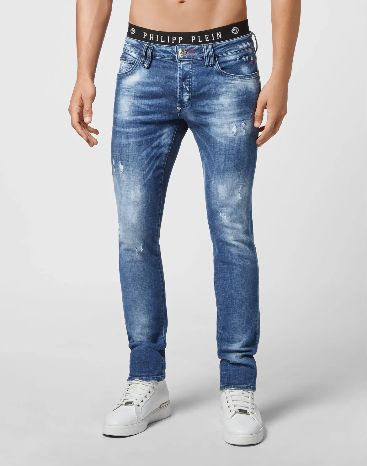 Denim Trousers Super Straight Cut, цвет: Синий