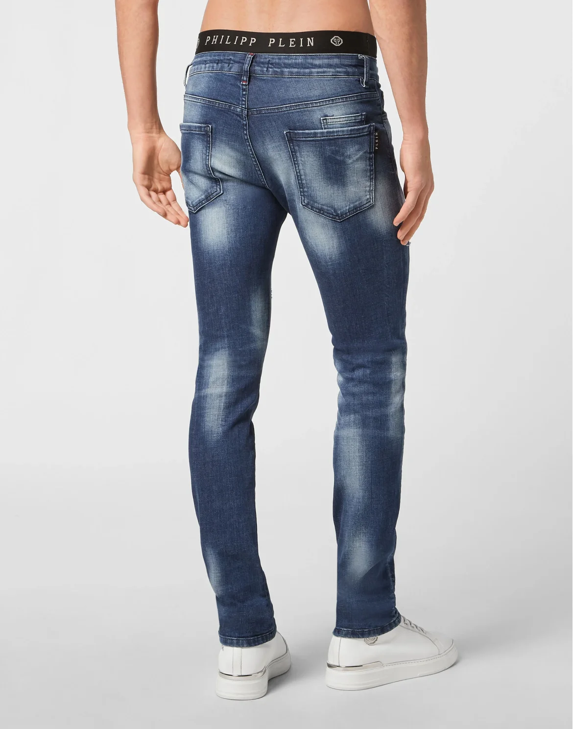 Denim Trousers Super Straight Cut Philipp Plein TM, цвет: Синий