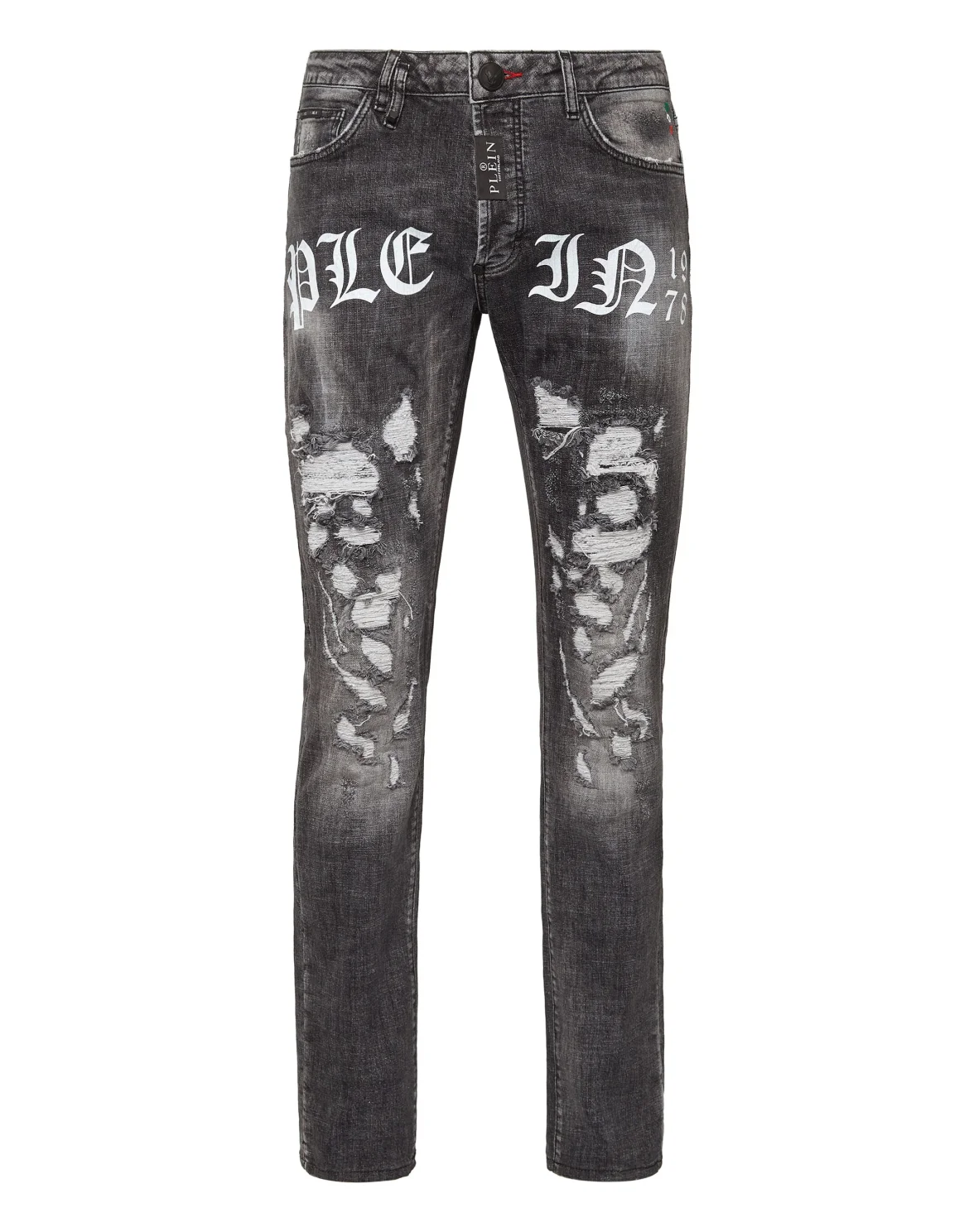 Denim Trousers Super Straight Cut Philipp Plein TM, цвет: Черный