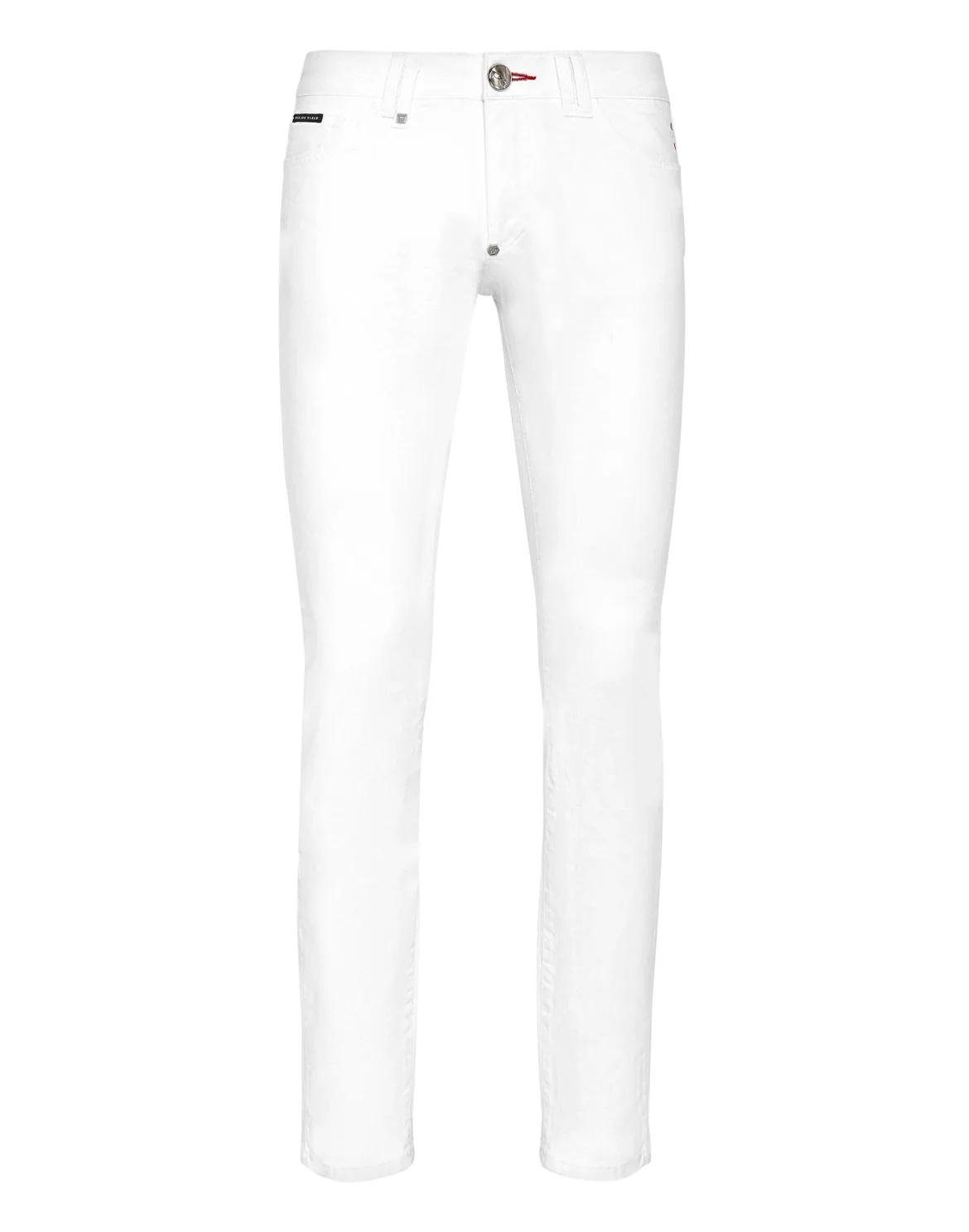 Denim Trousers Slim Fit Basic, цвет: Белый