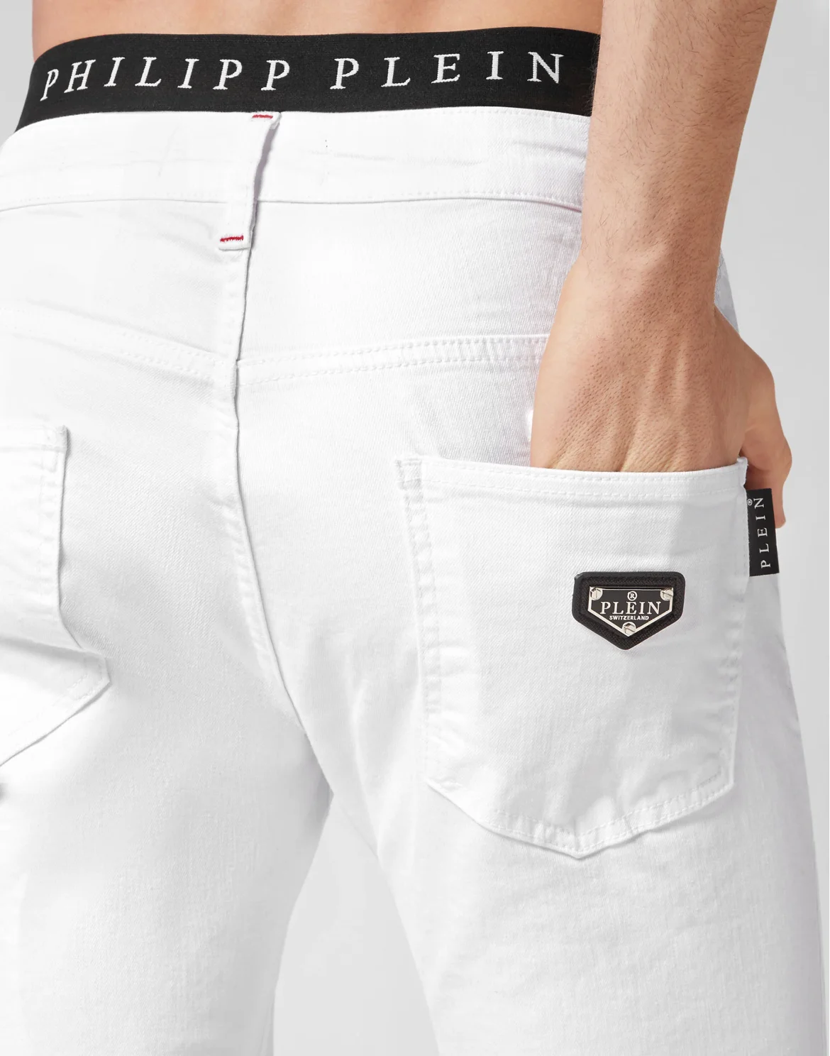 Denim Trousers Super Straight Cut Basic, цвет: Белый
