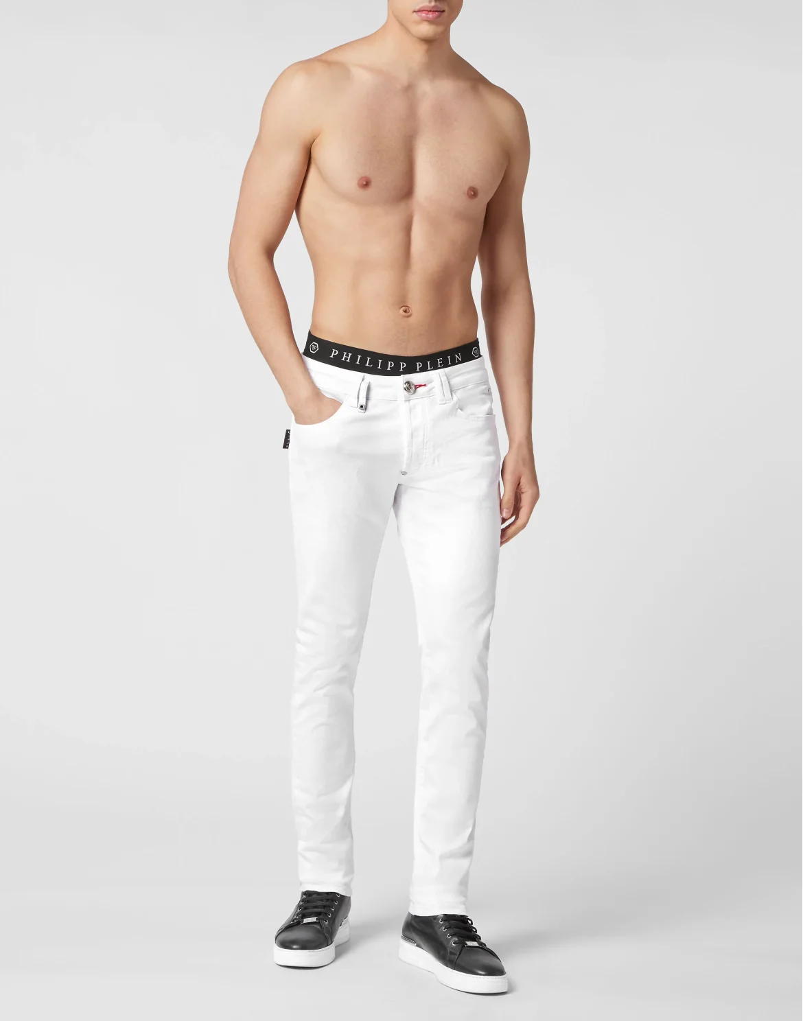 Denim Trousers Super Straight Cut Basic, цвет: Белый