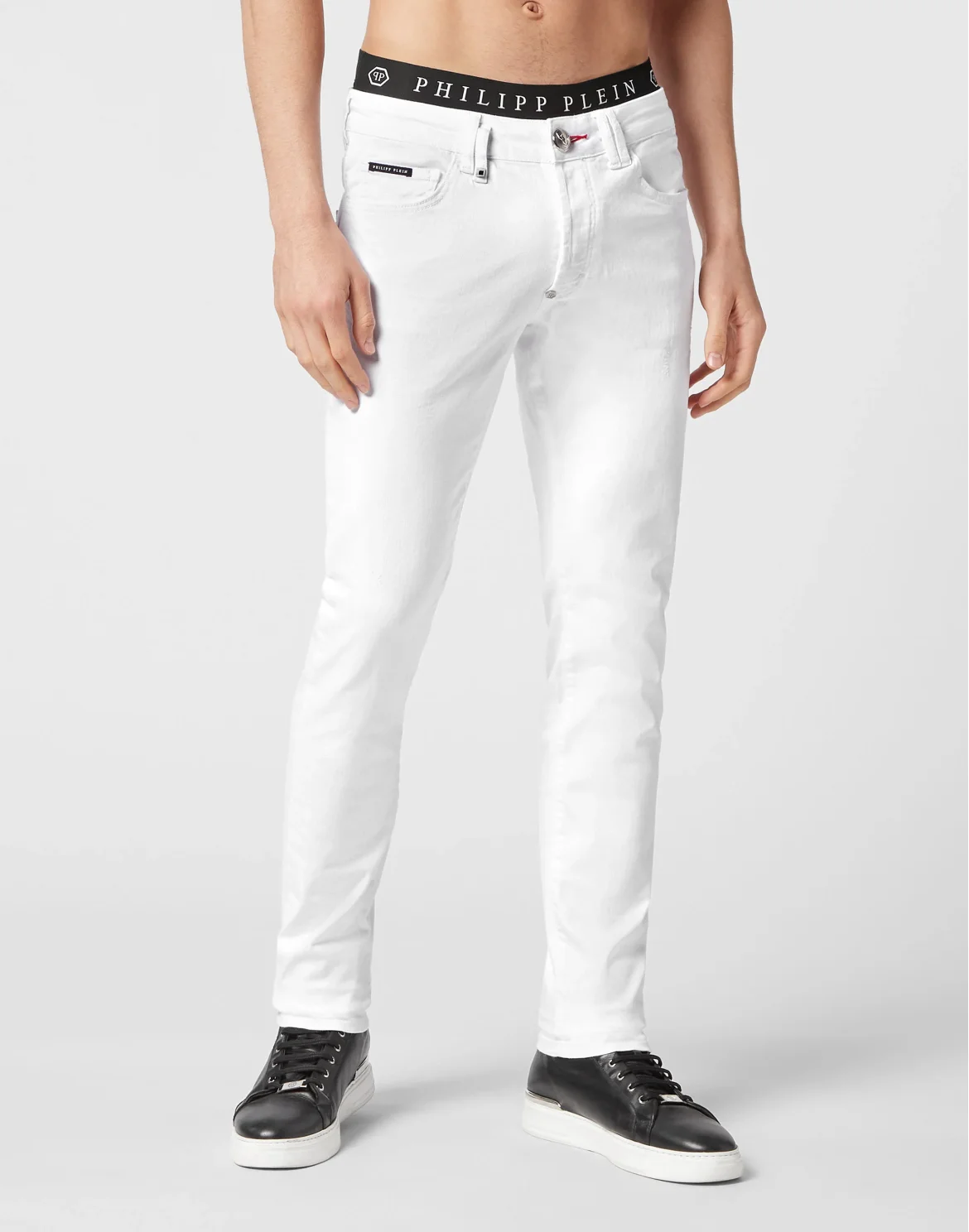 Denim Trousers Super Straight Cut Basic, цвет: Белый